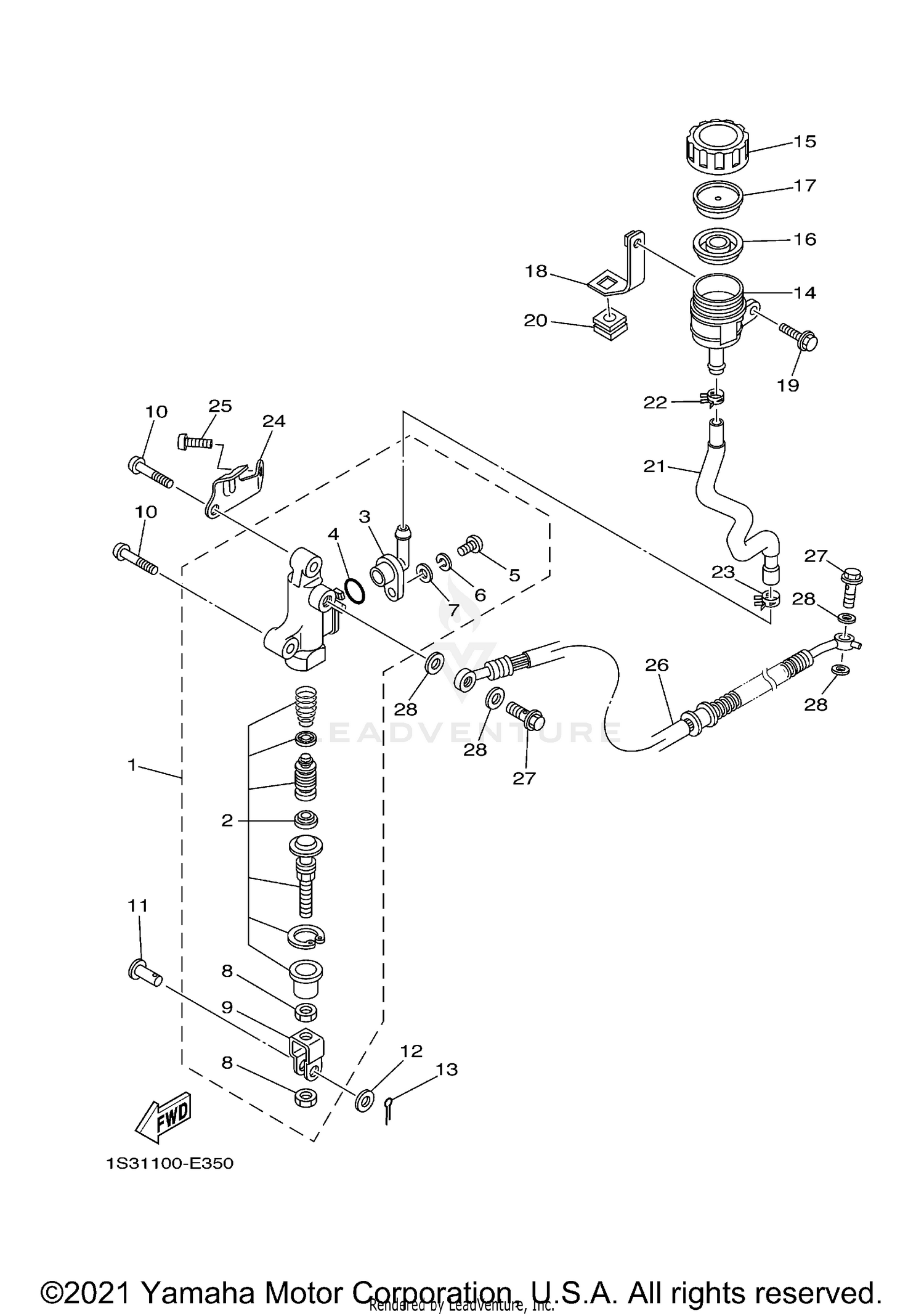 Front Master Cylinder 2