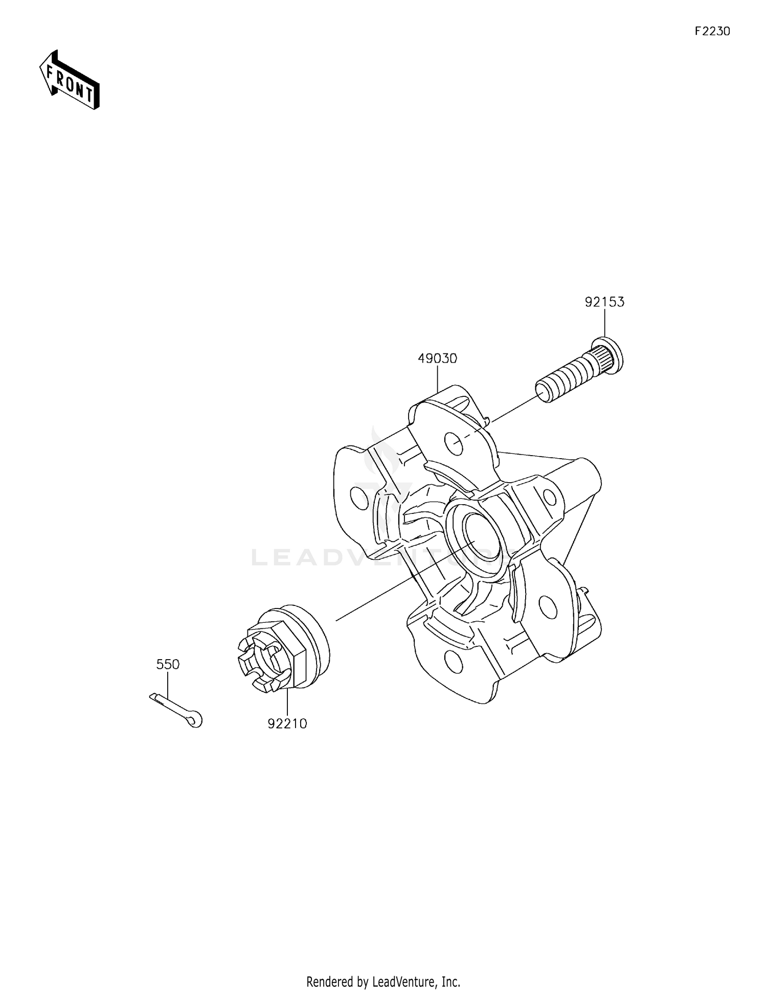 FRONT HUB