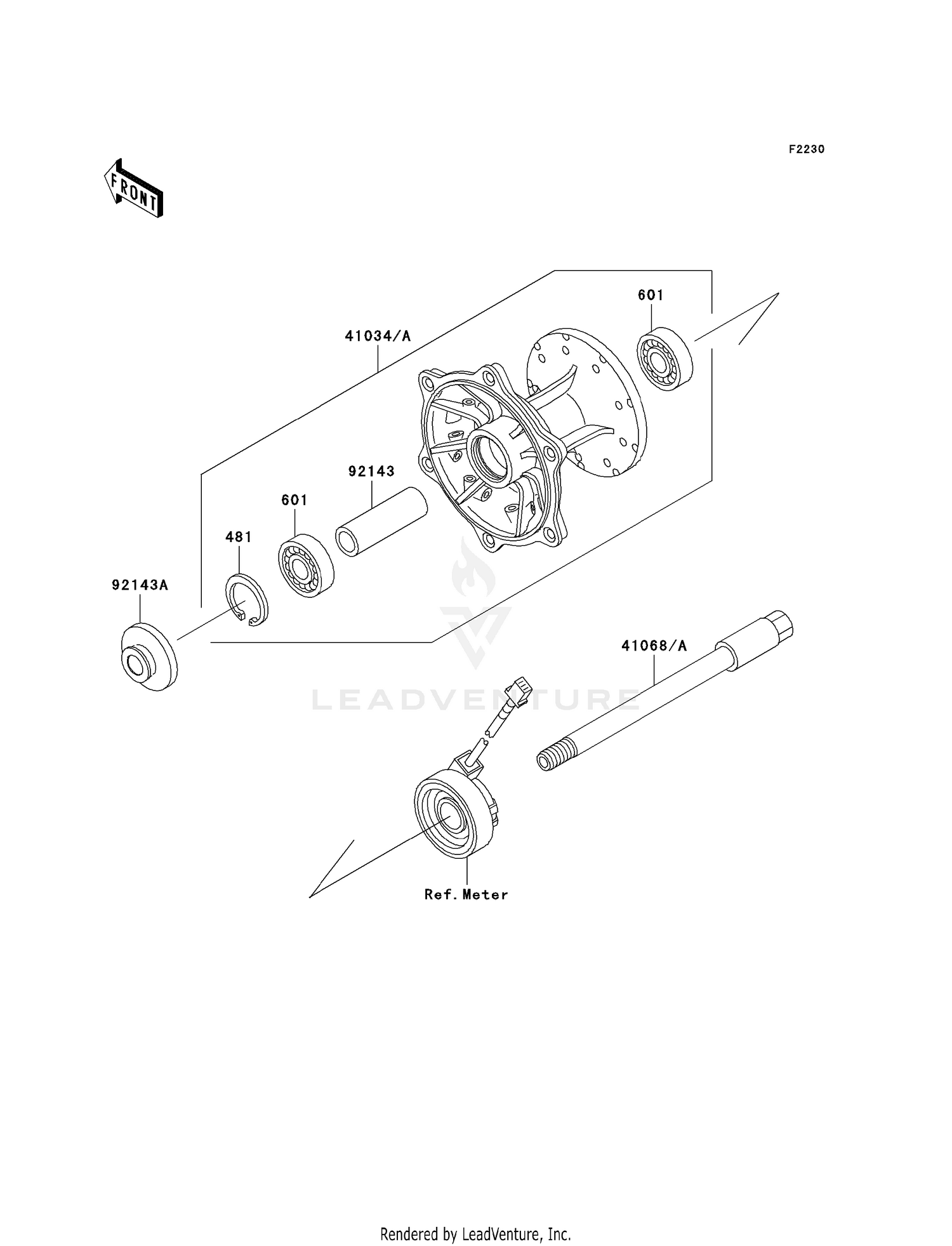 FRONT HUB