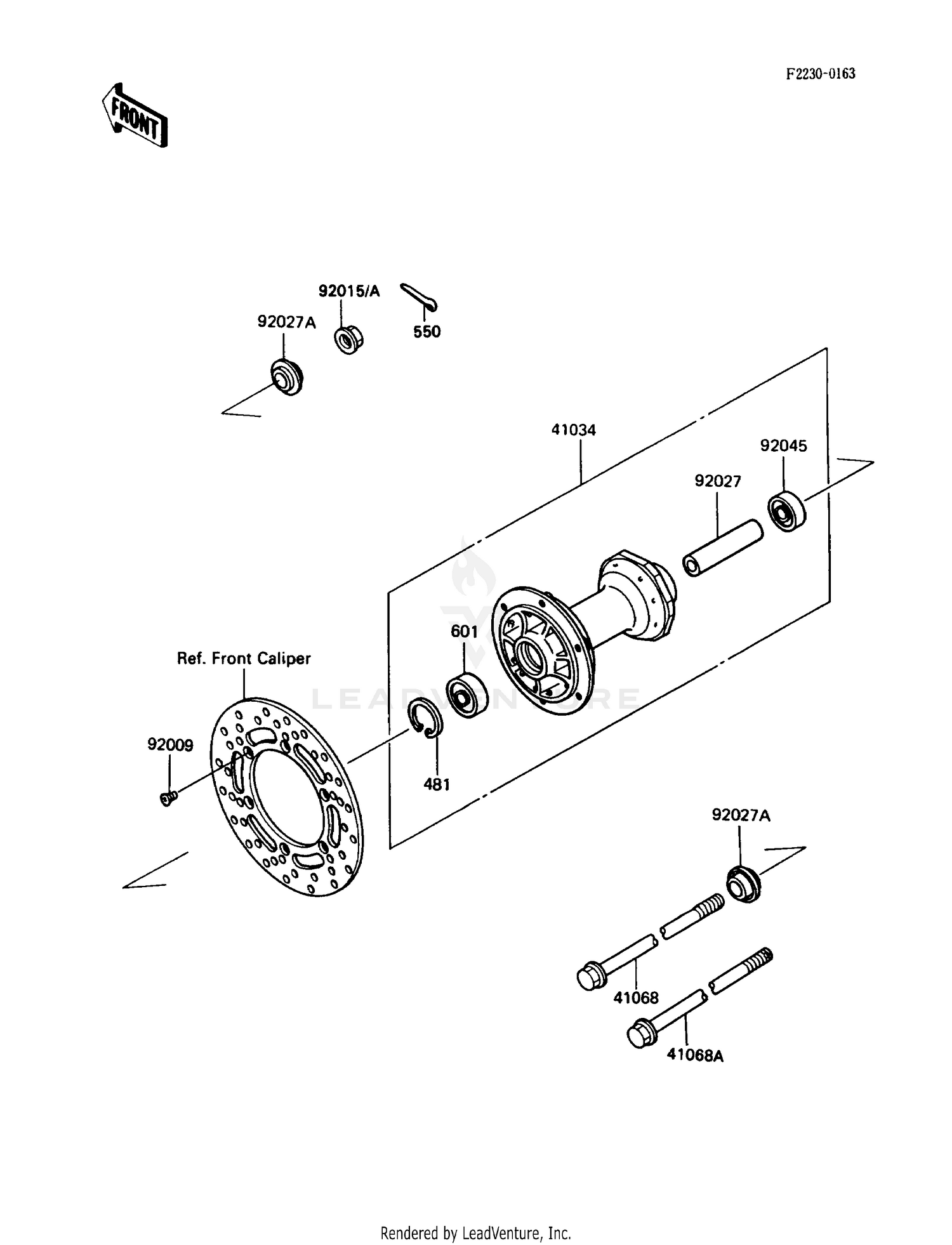 FRONT HUB