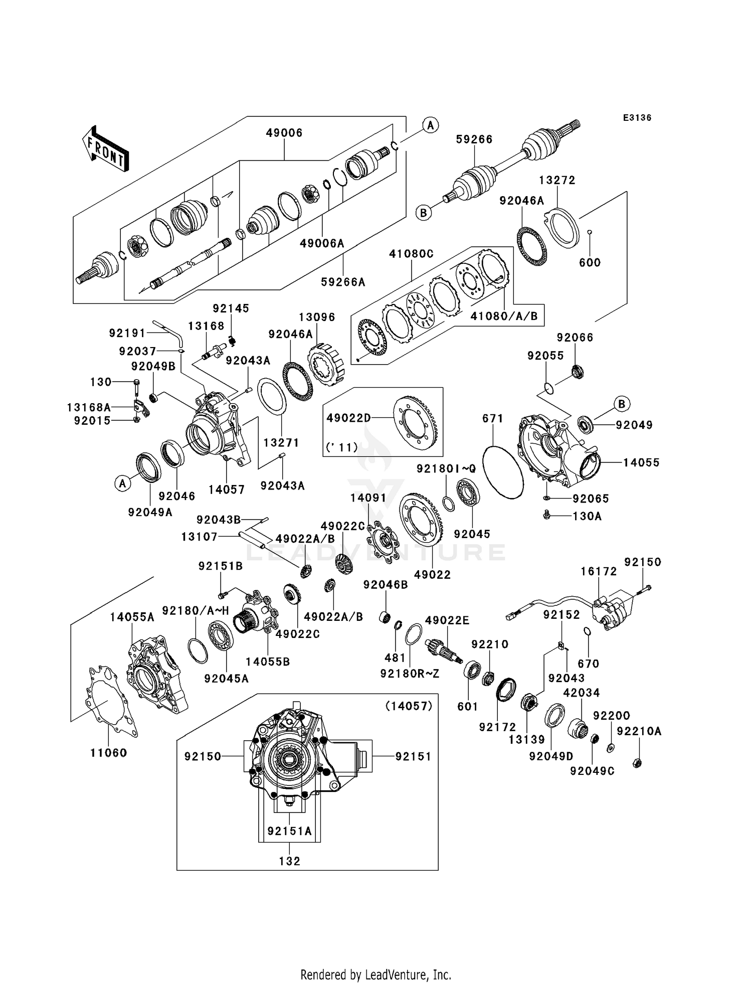 DRIVE SHAFT-FRONT