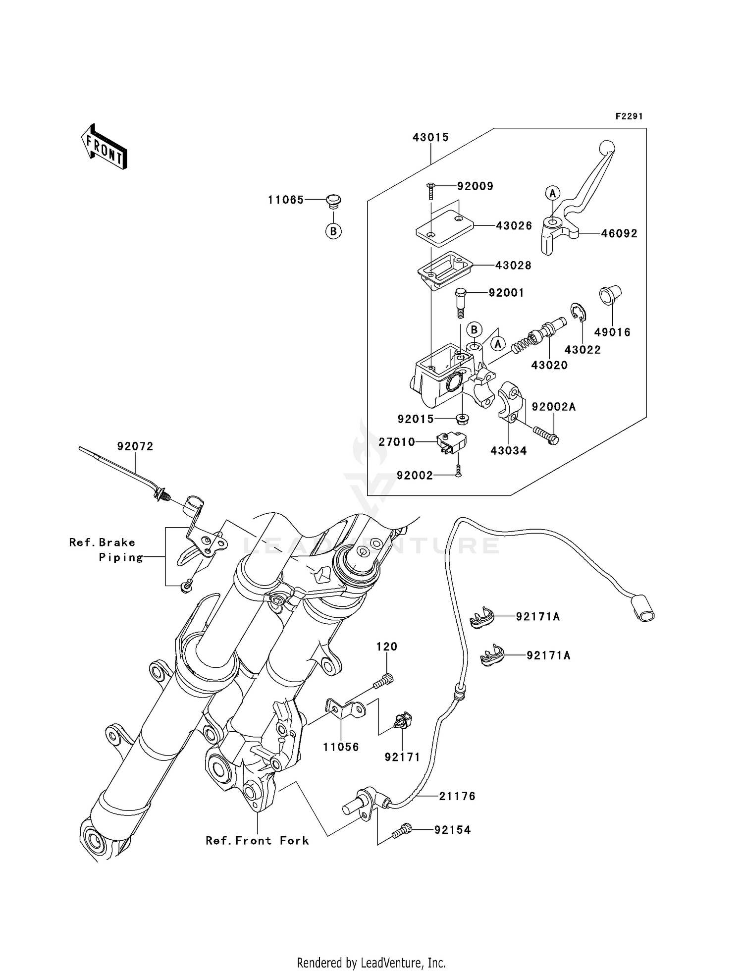 FRONT MASTER CYLINDER