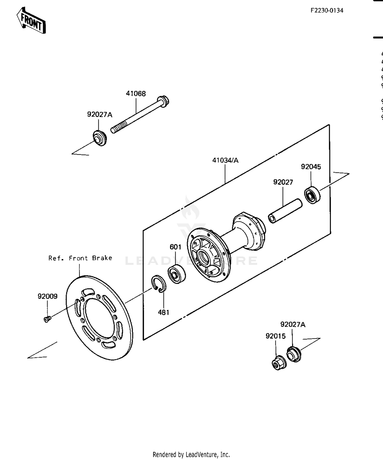 FRONT HUB