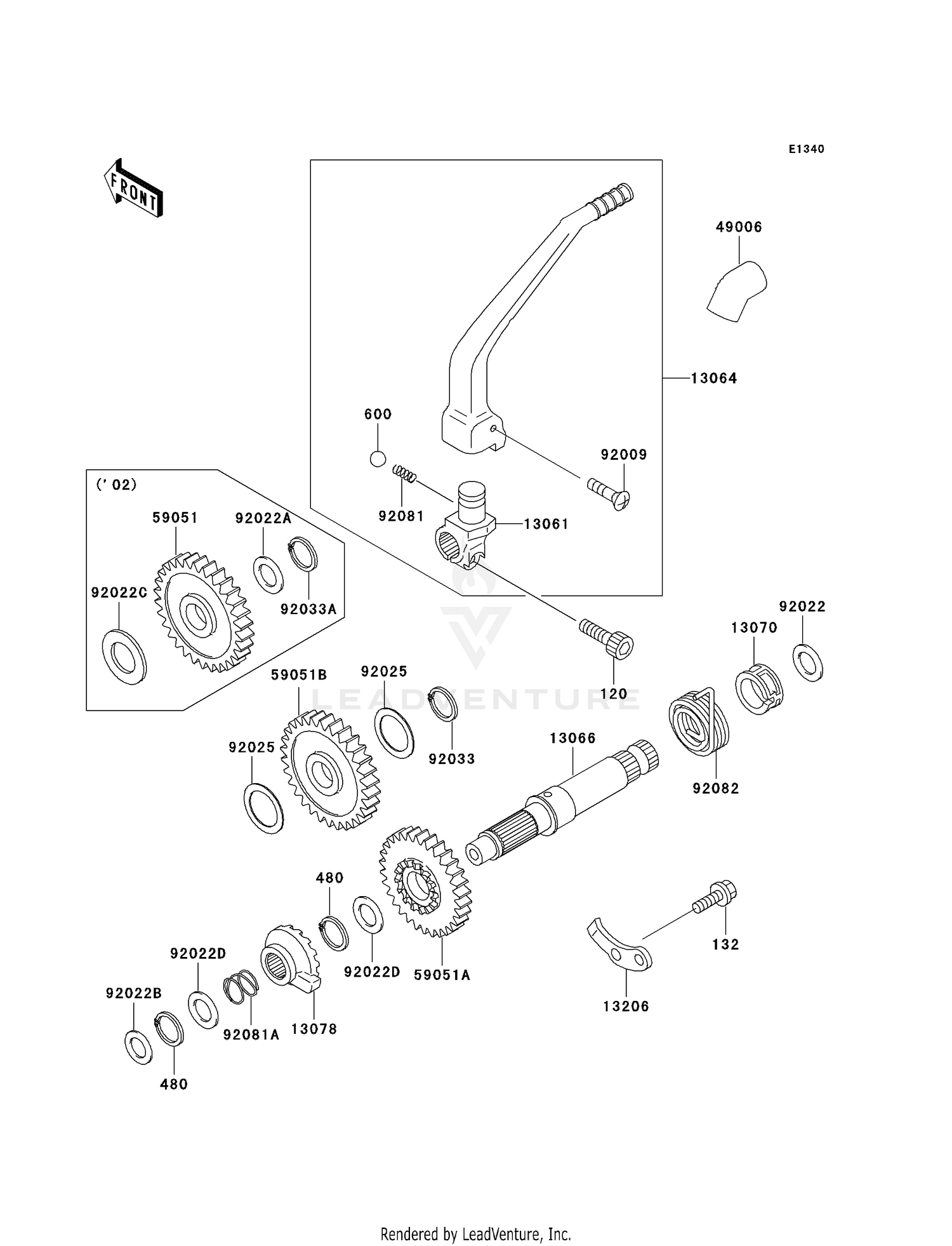 KICKSTARTER MECHANISM
