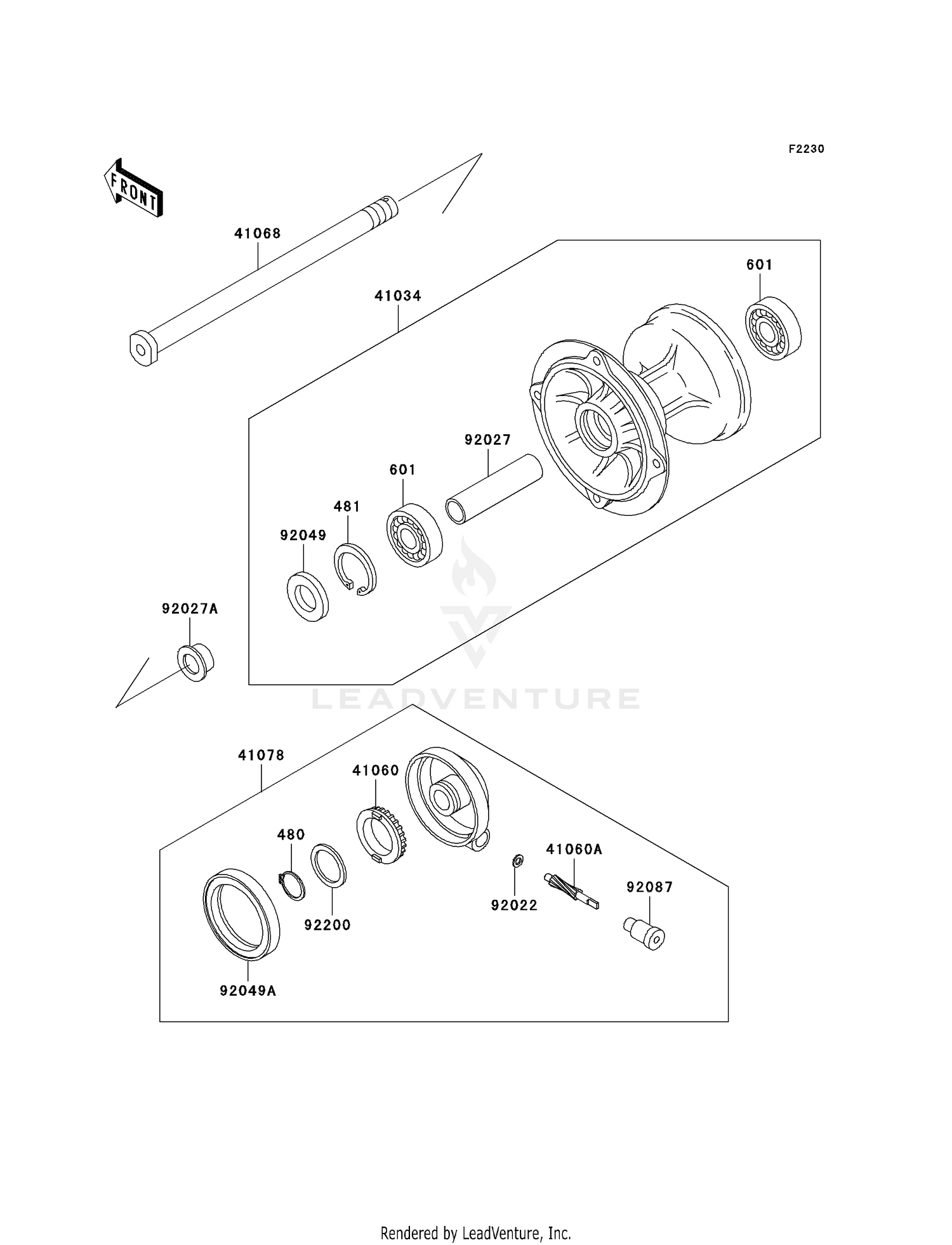 FRONT HUB