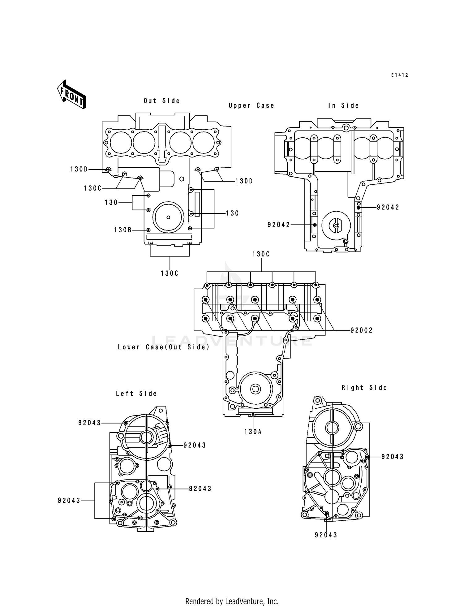 CRANKCASE BOLT PATTERN