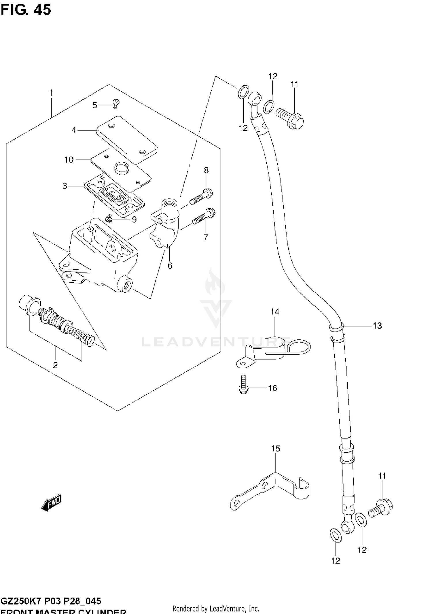 Rear Master Cylinder