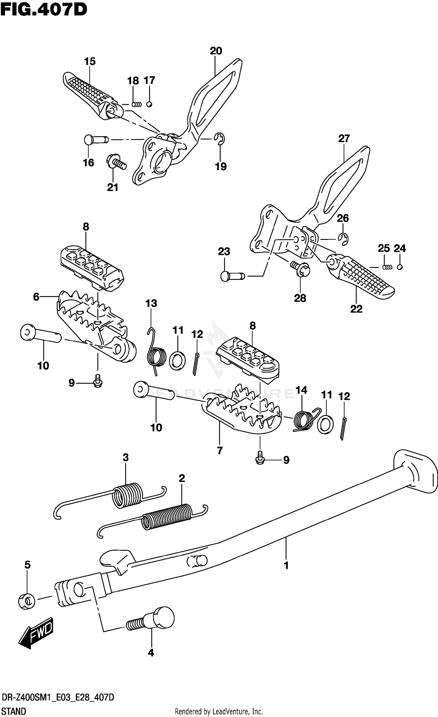 STAND (DR-Z400SM)