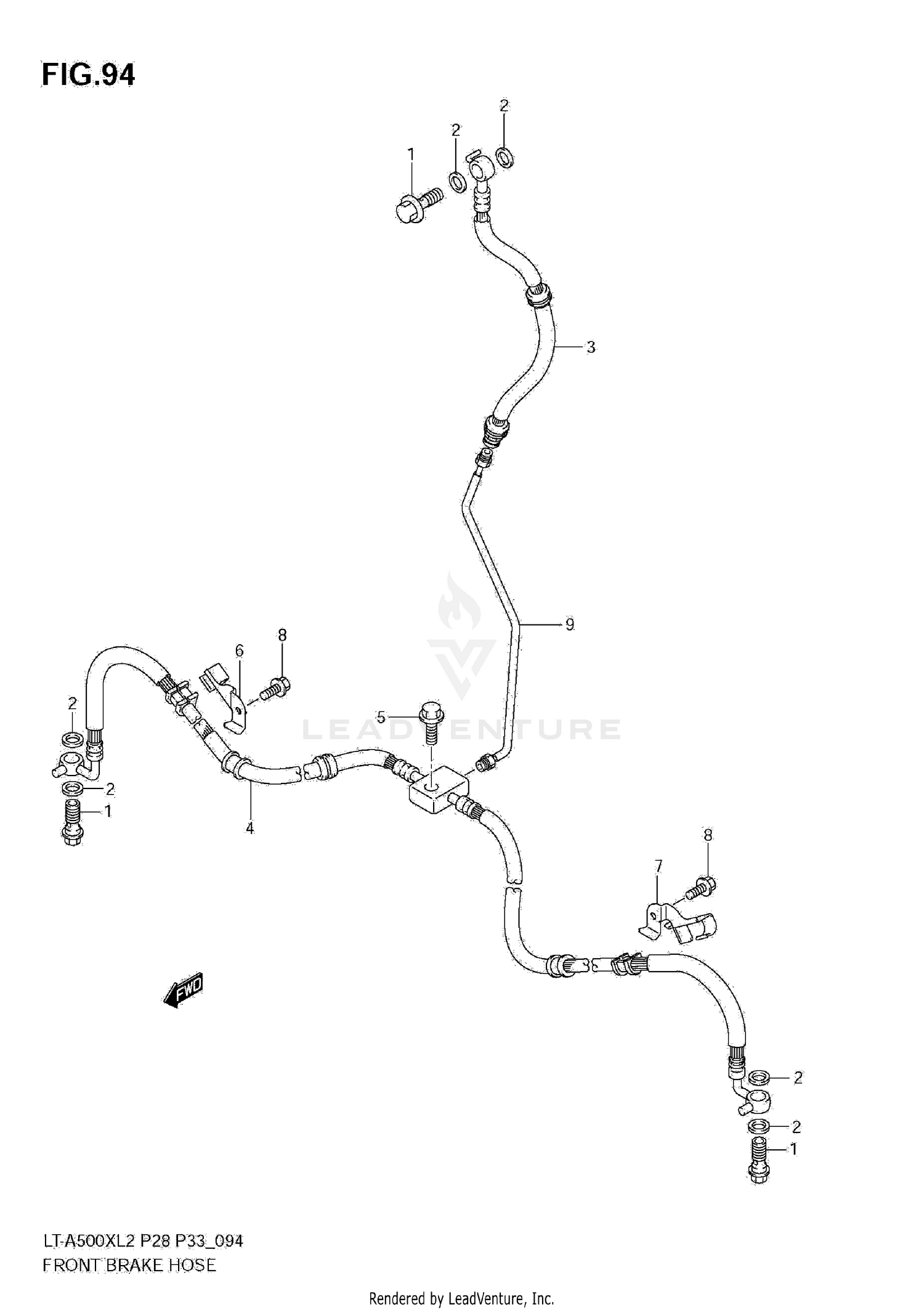 FRONT BRAKE HOSE
