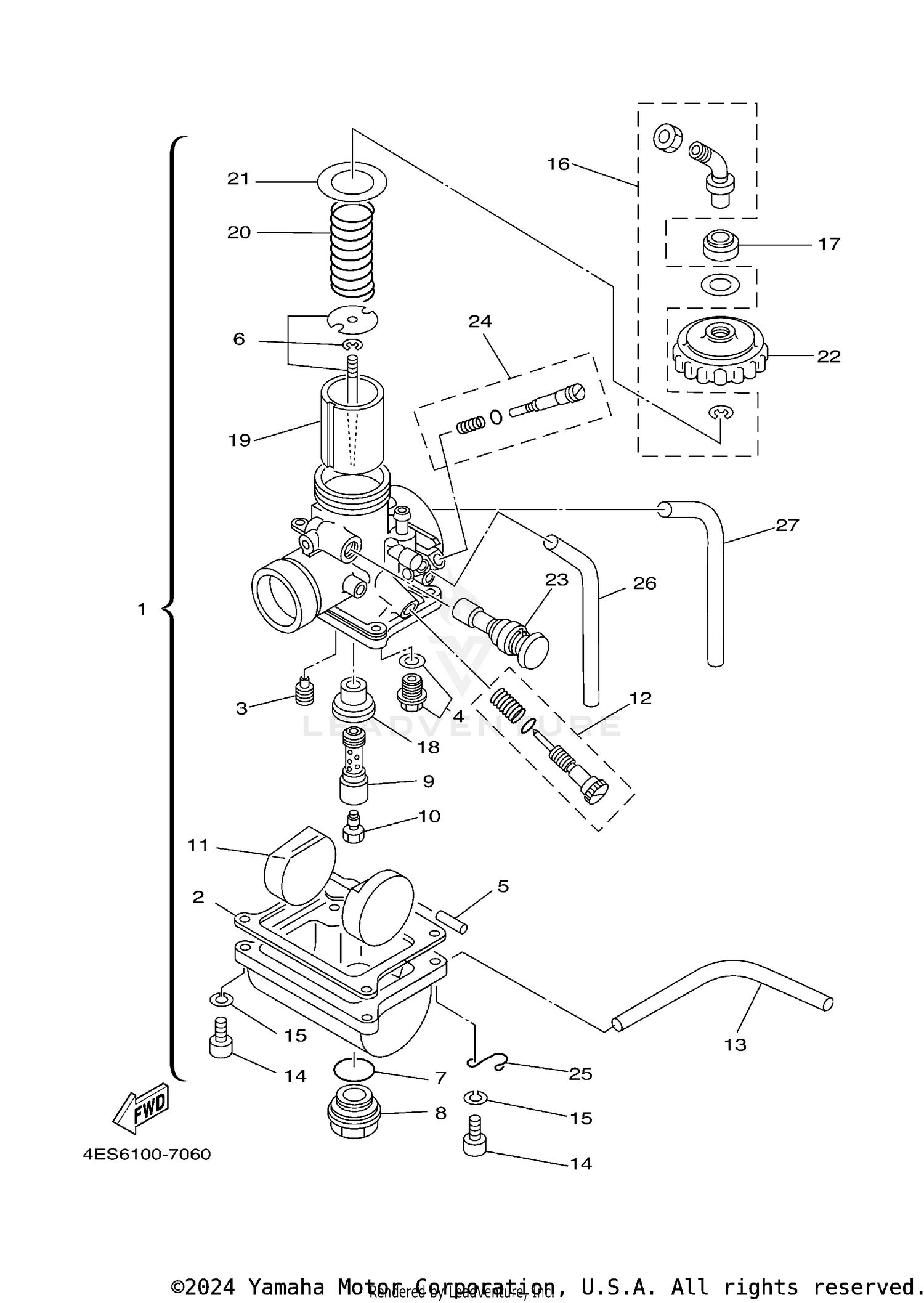 REAR SHOCK ABSORBER (DR-Z125L E28)