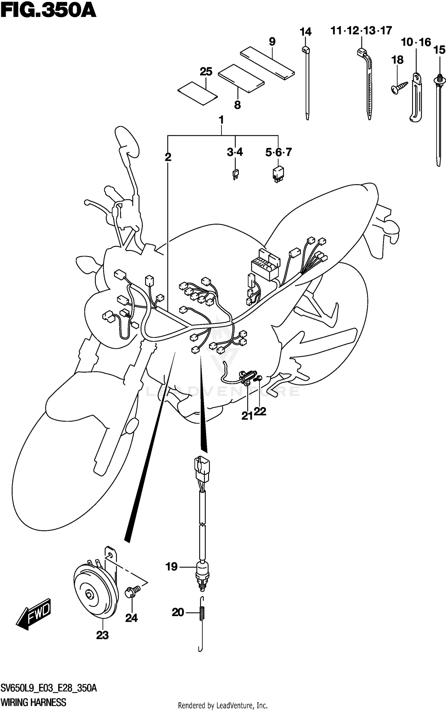 WIRING HARNESS (SV650L9 E03)