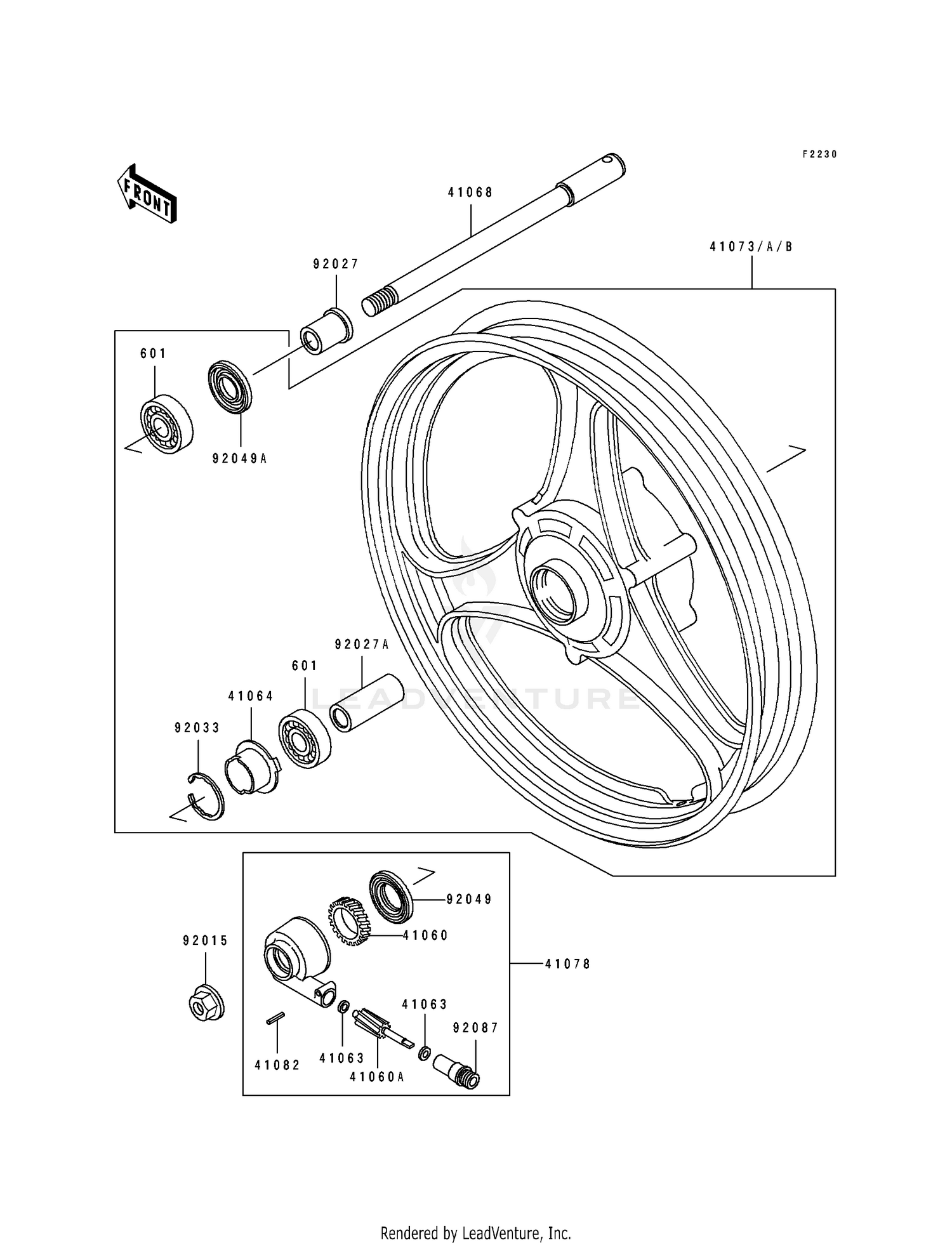 STEERING STEM (MODEL K1)