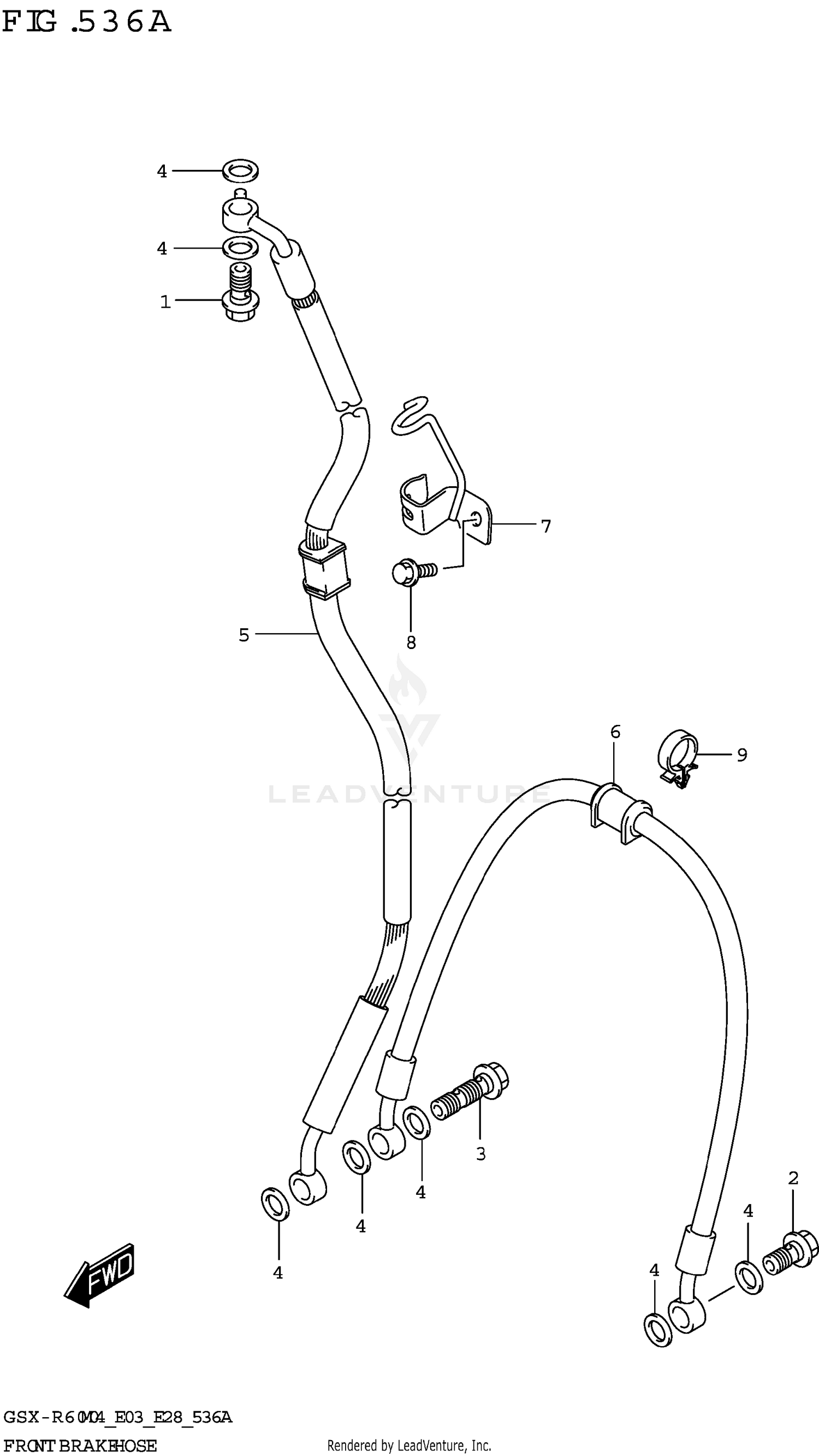 FRONT BRAKE HOSE
