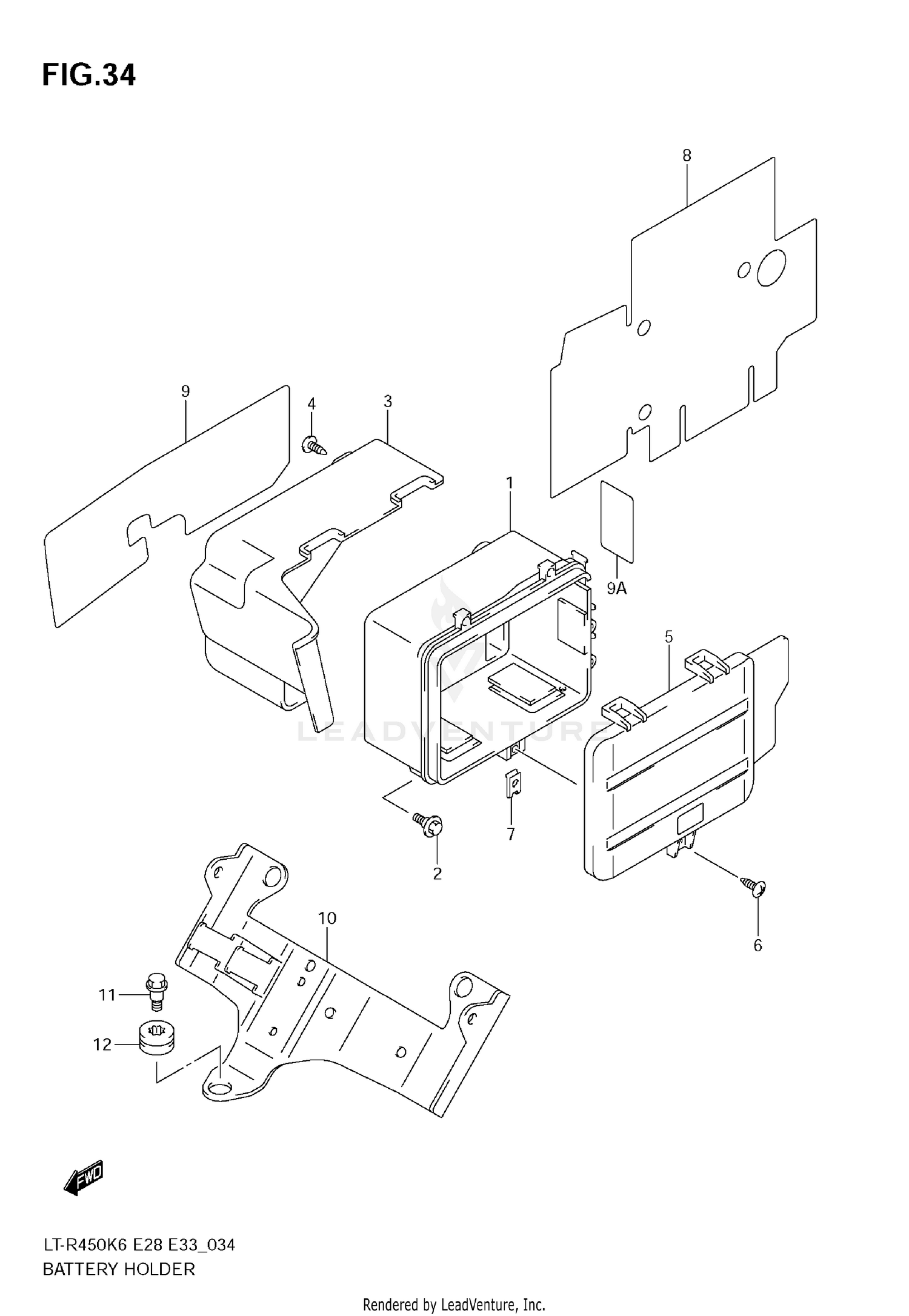 BATTERY HOLDER