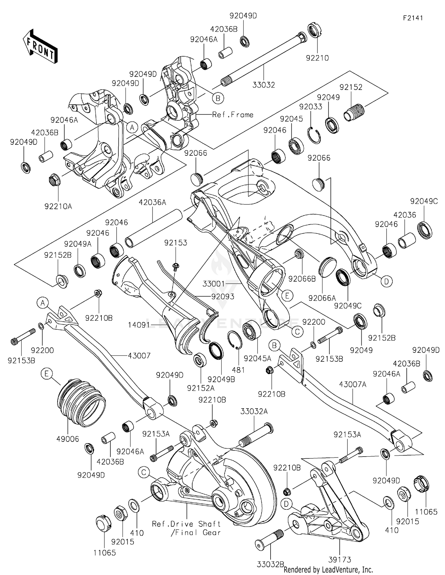 REAR CYLINDER HEAD