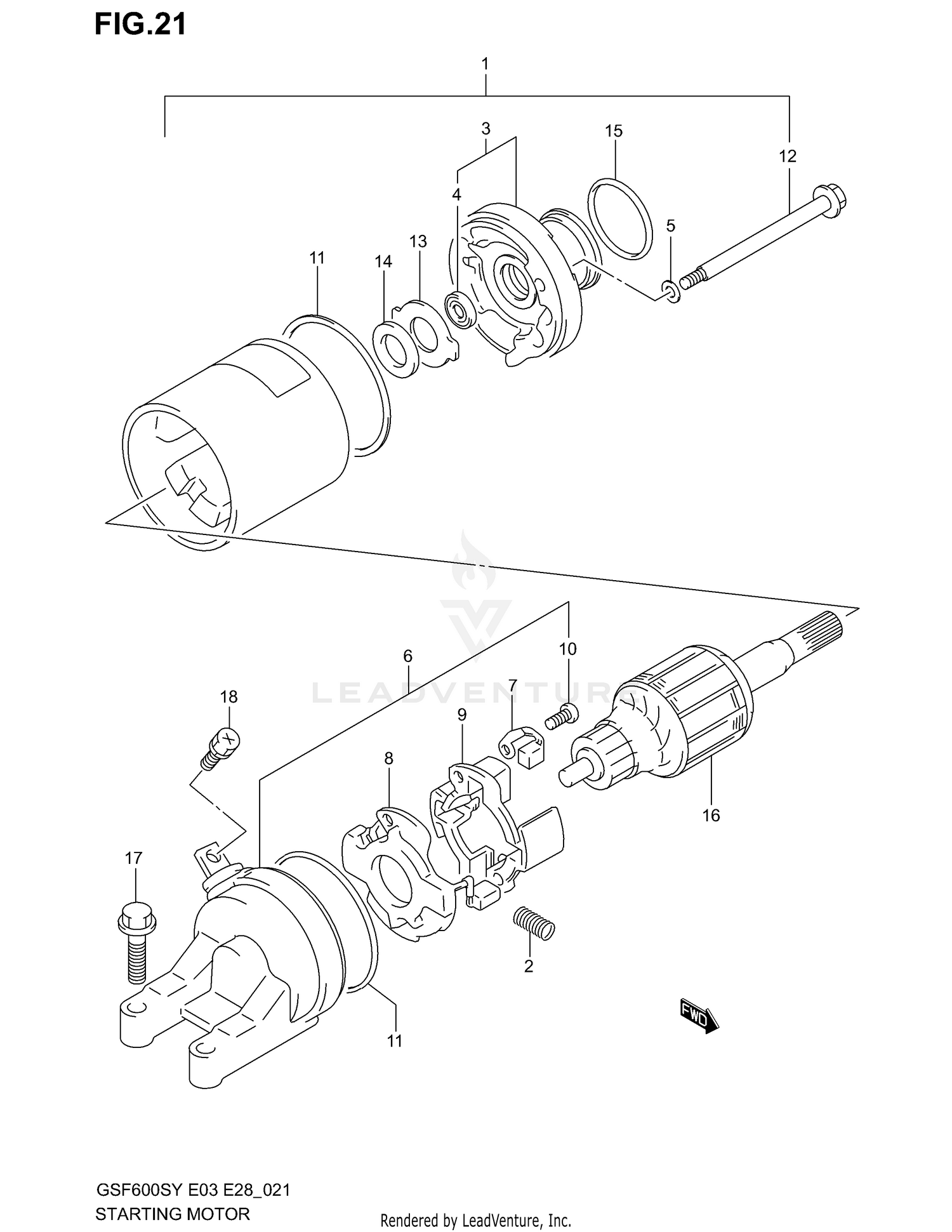 STARTING MOTOR