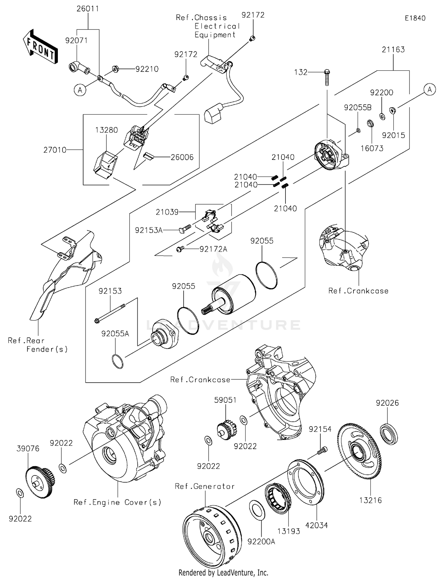 REAR SHOCK ABSORBER (G)