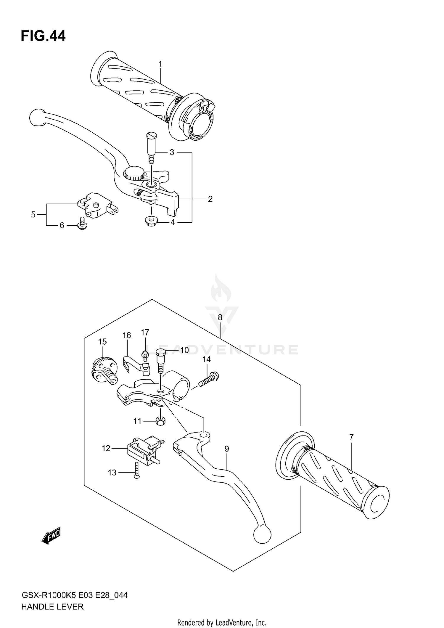 HANDLE LEVER