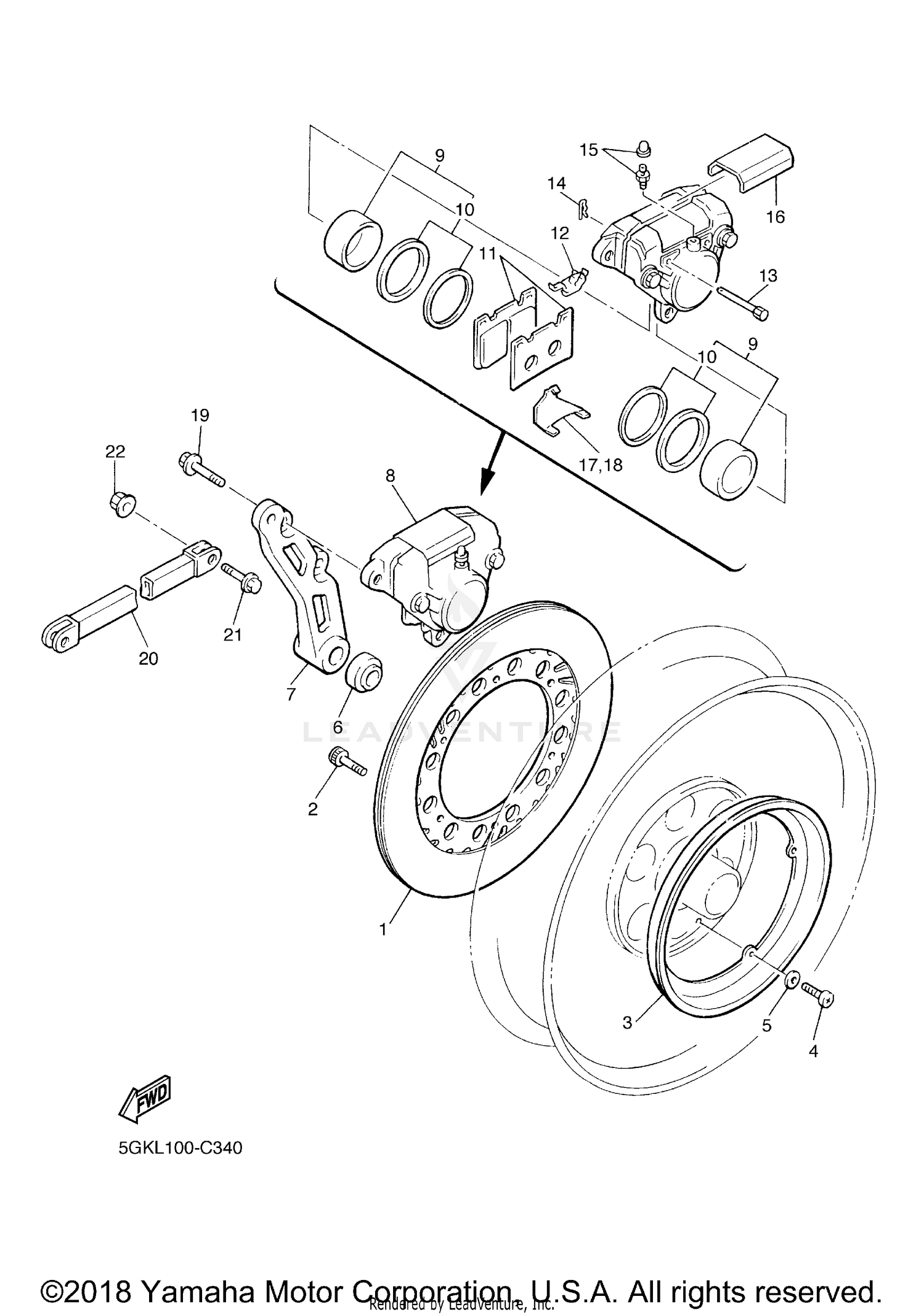 REAR SHOCK ABSORBER (MODEL K)