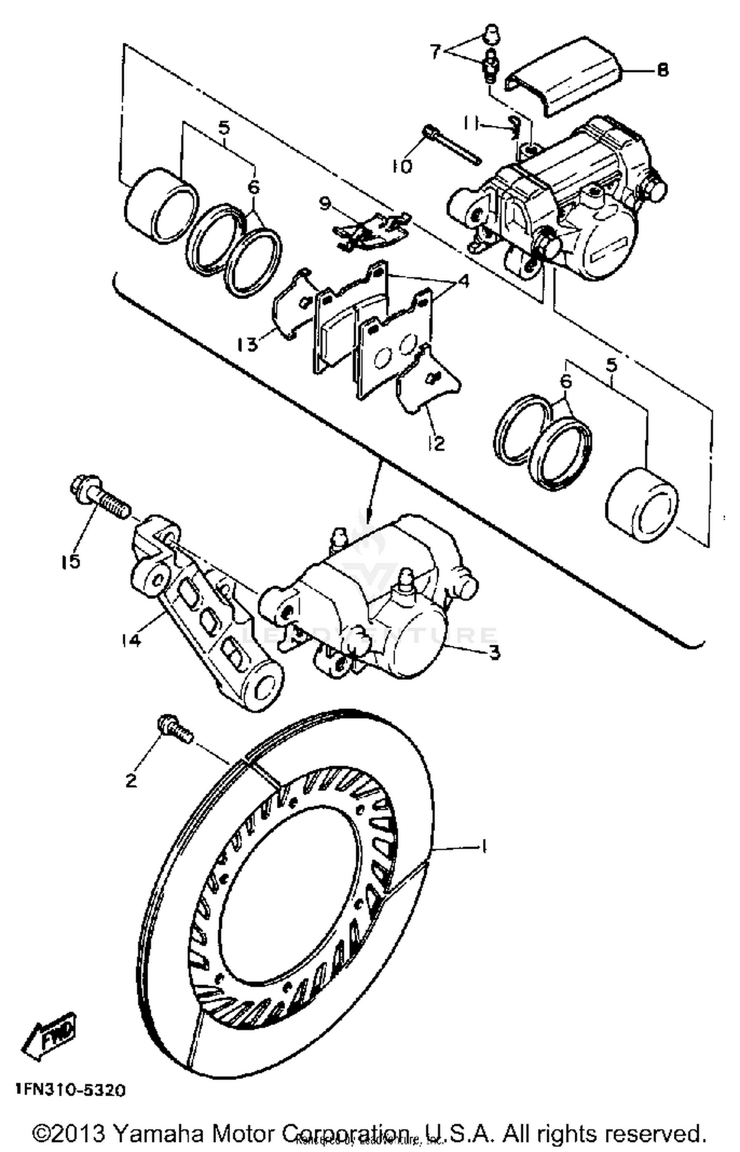 FRONT MASTER CYLINDER (MODEL K/L/M)