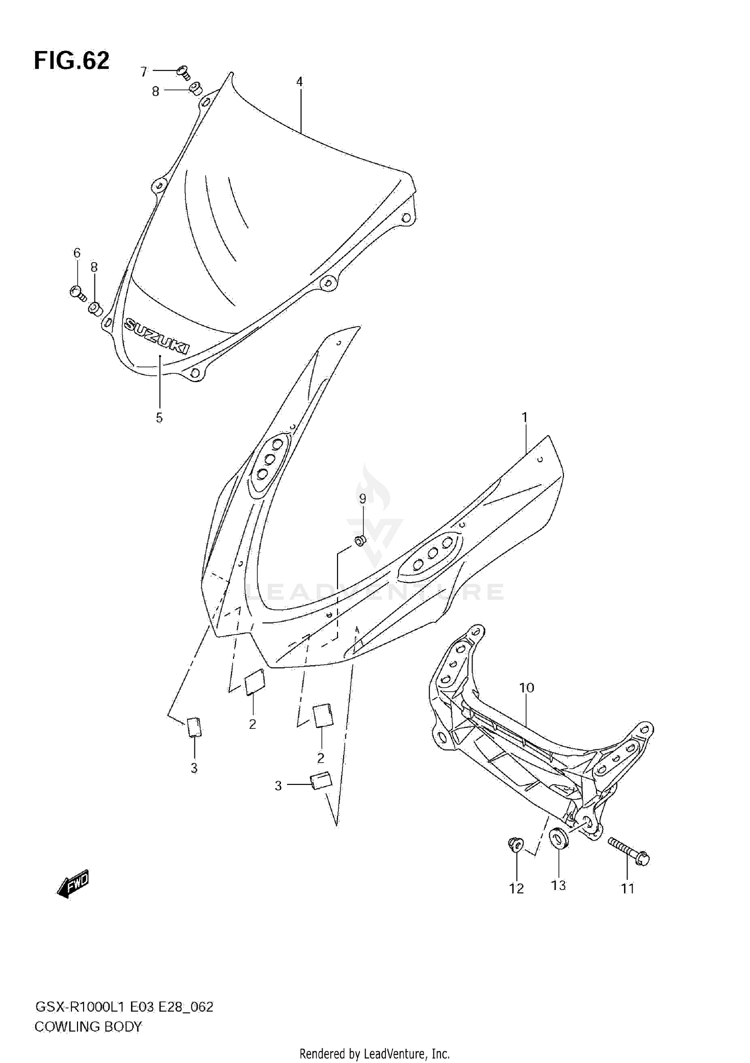 COWLING BODY