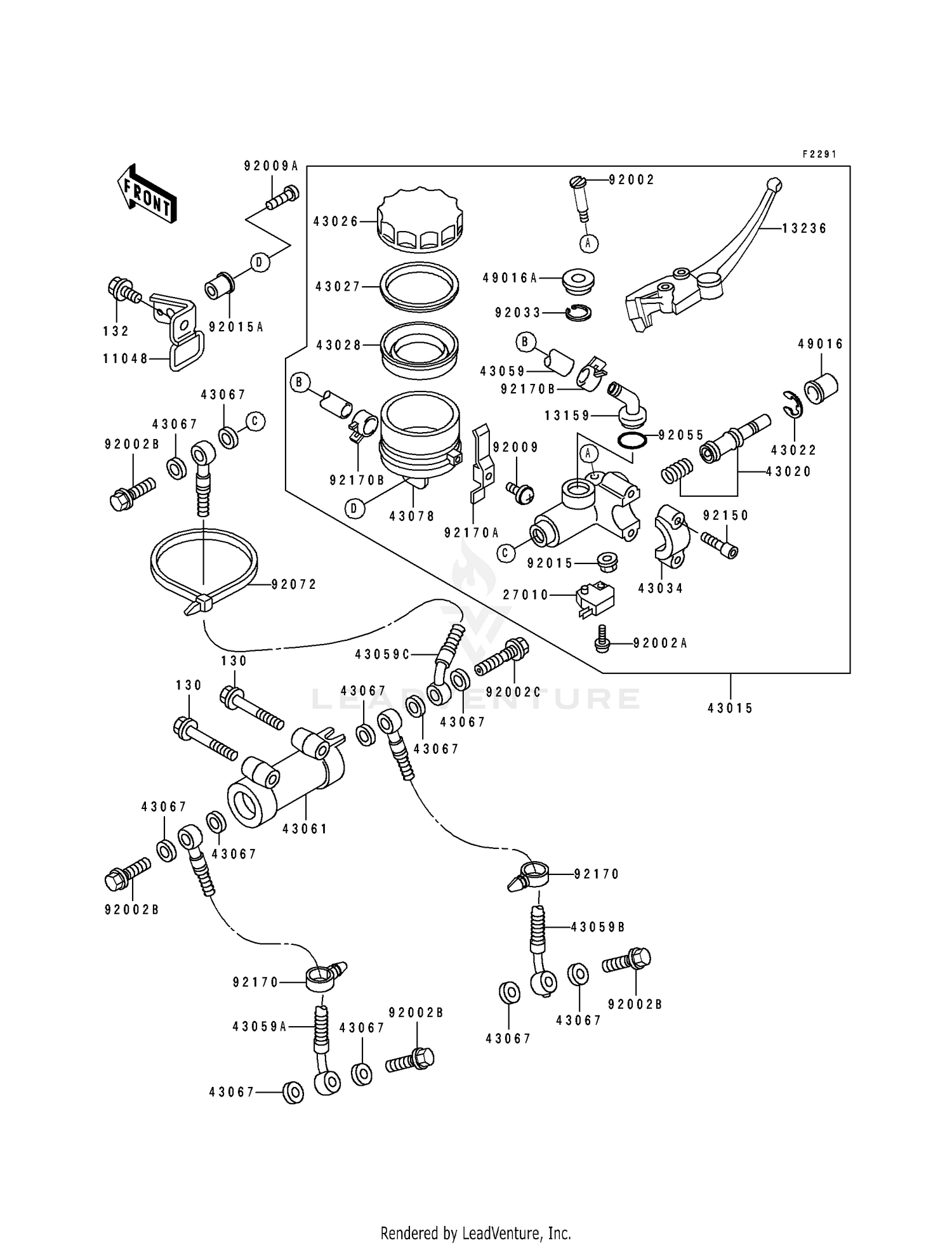 FRONT BRAKE HOSE