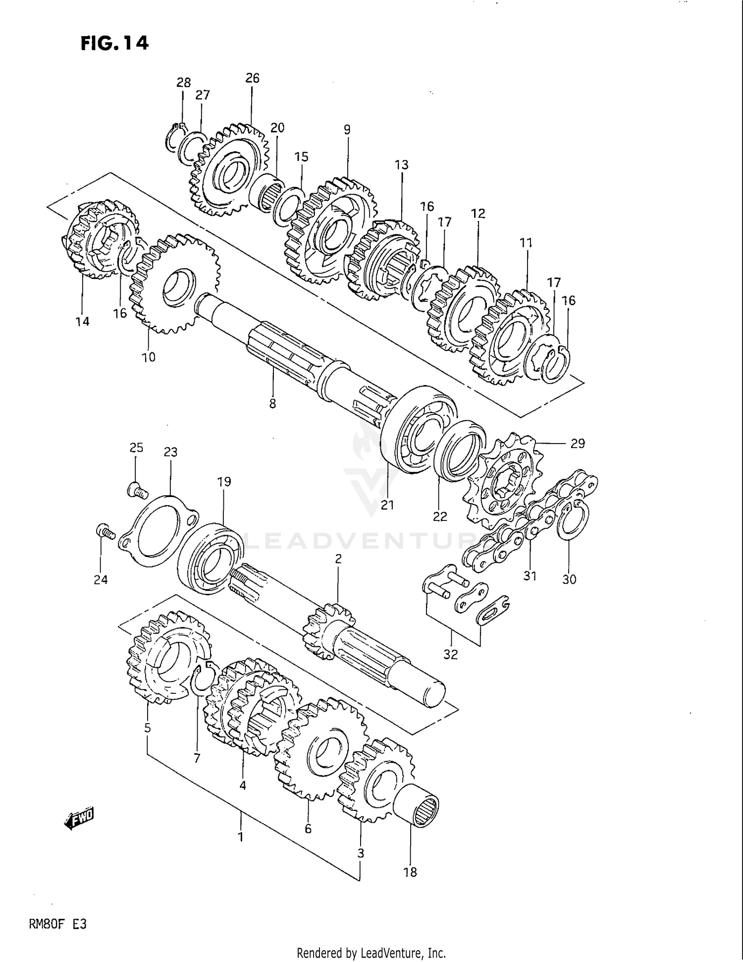 TRANSMISSION (MODEL E/F)