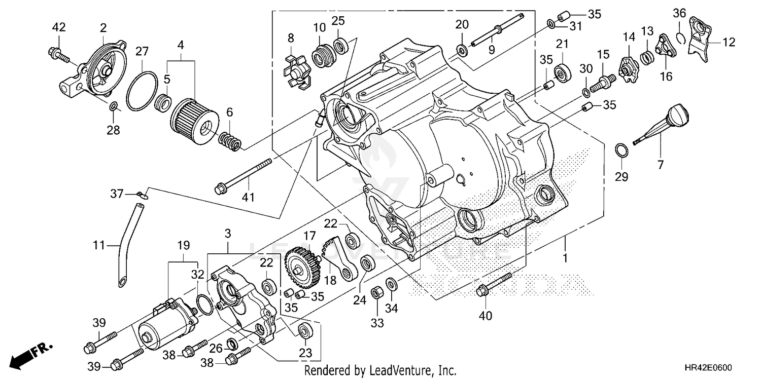 CRANKCASE (VL1500BL7 E28)