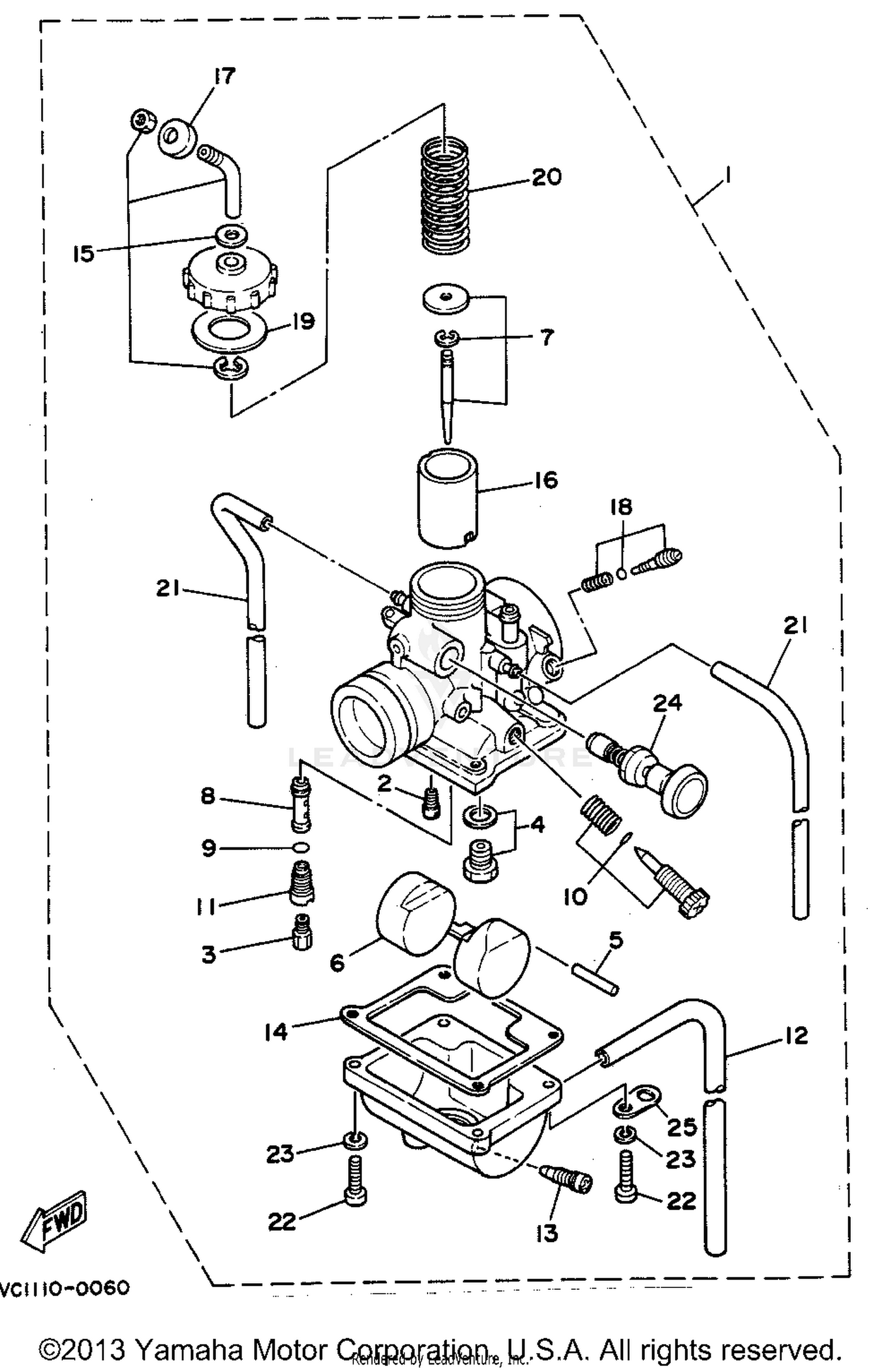 FRONT WHEEL (DR-Z125LL6 E28)
