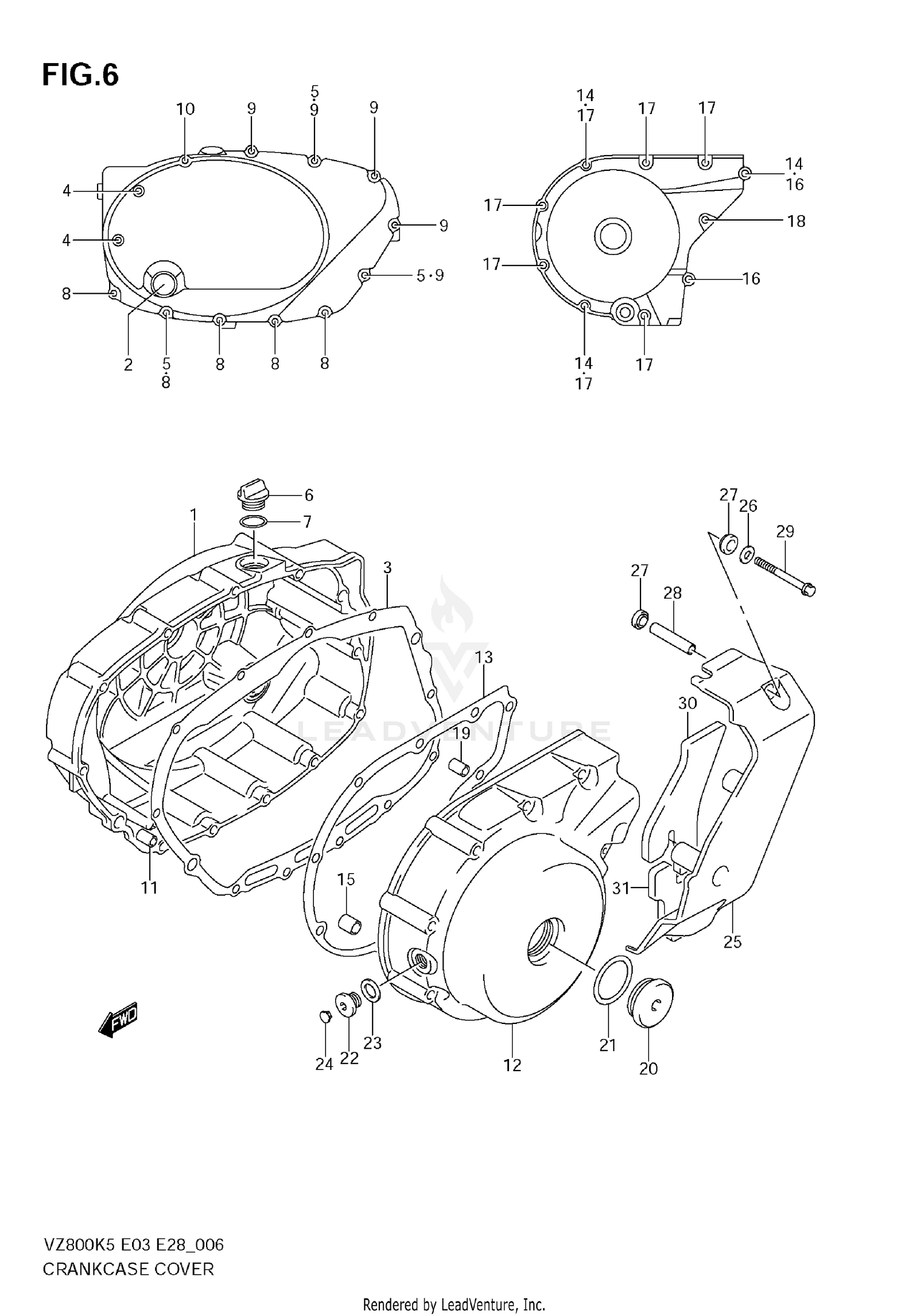 CRANKCASE COVER