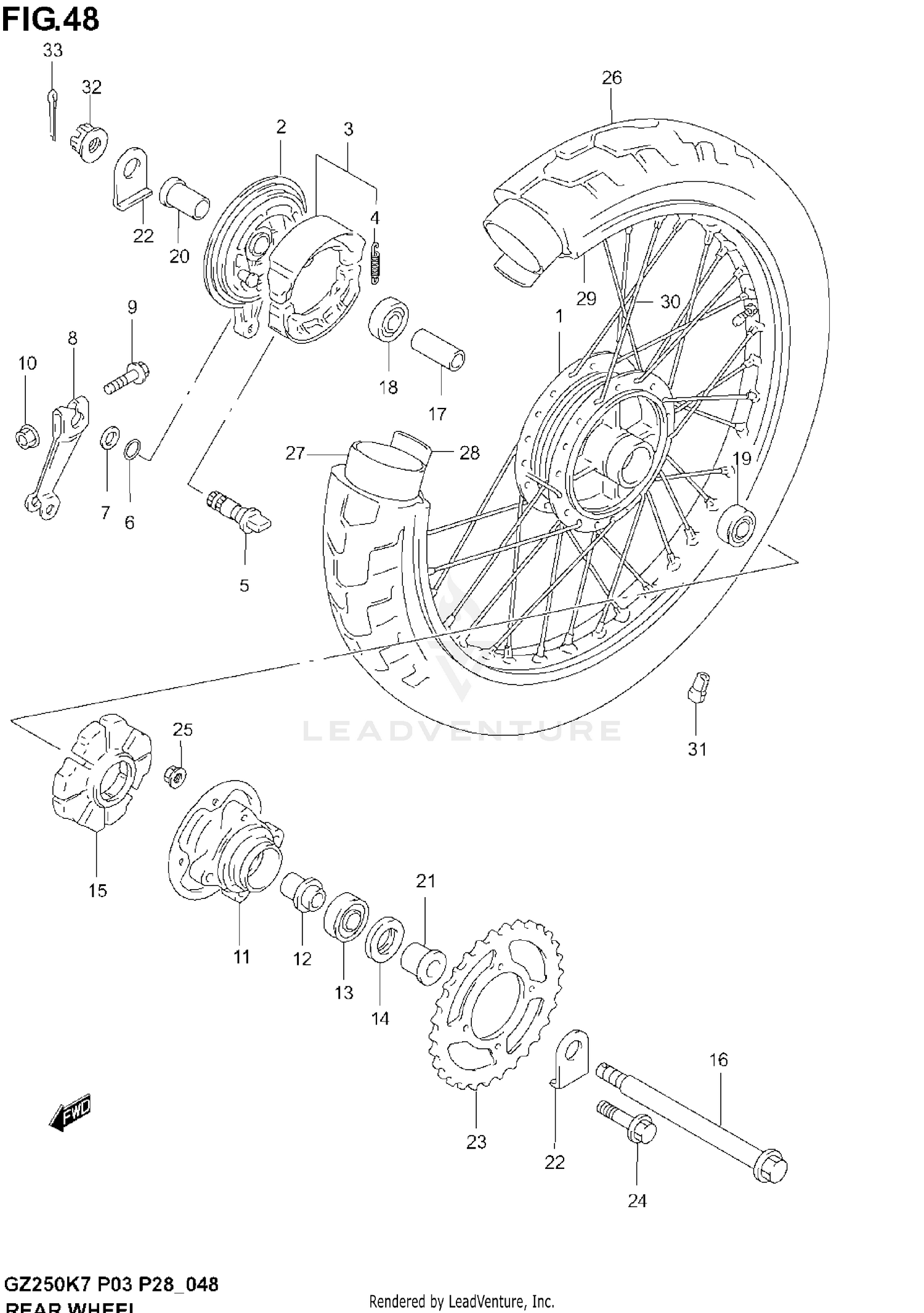REAR WHEEL