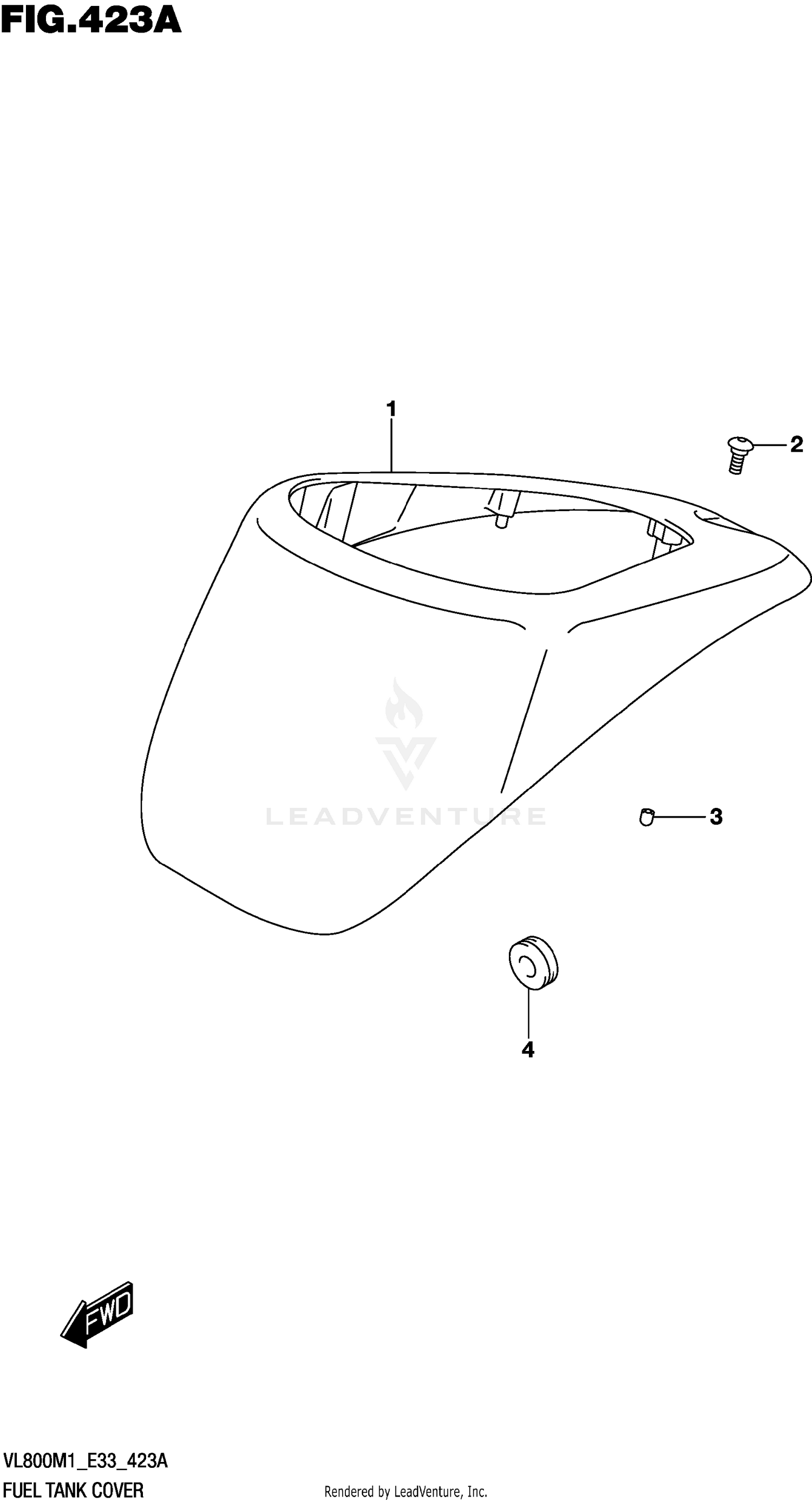 FUEL TANK COVER