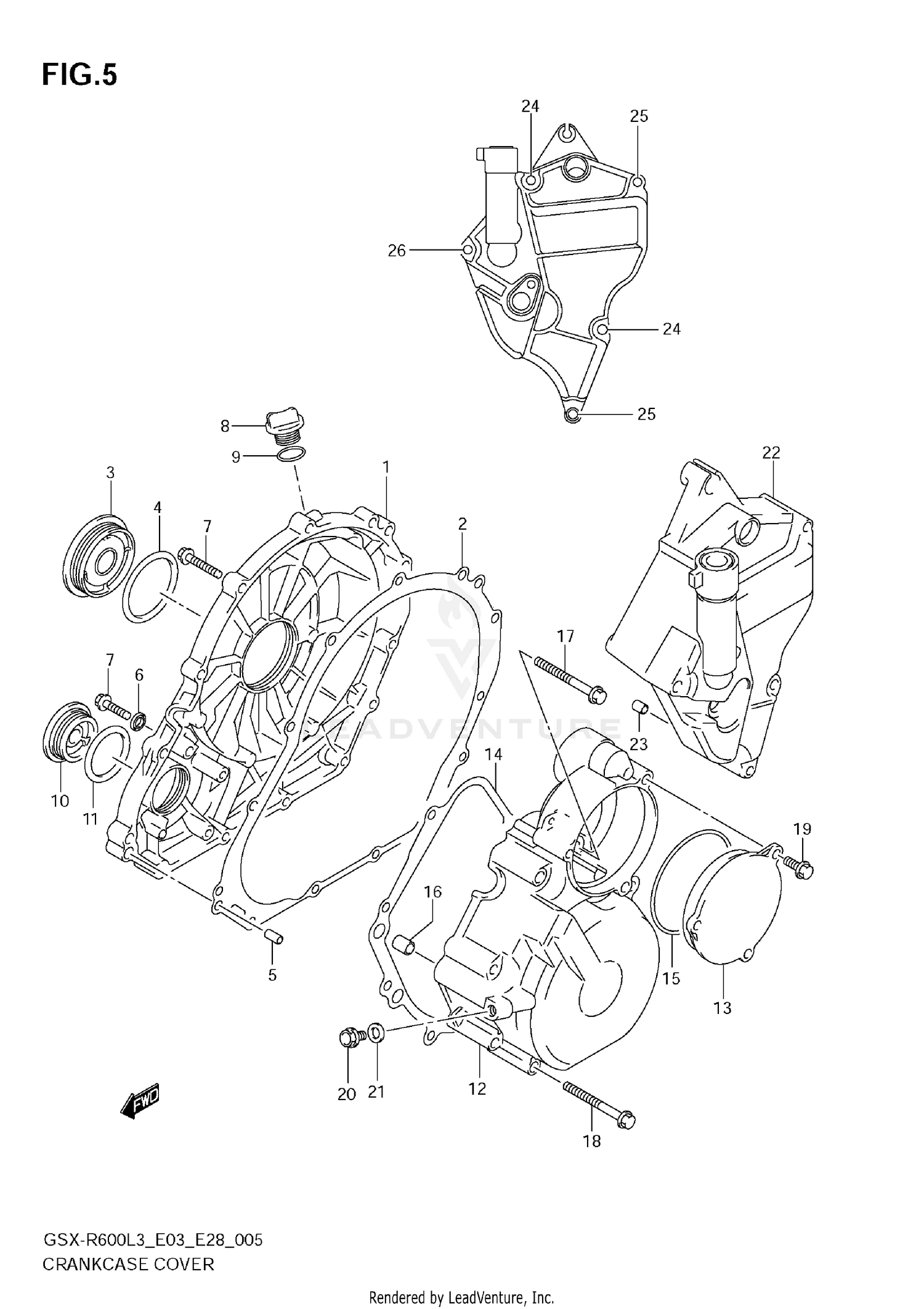 CRANKCASE COVER