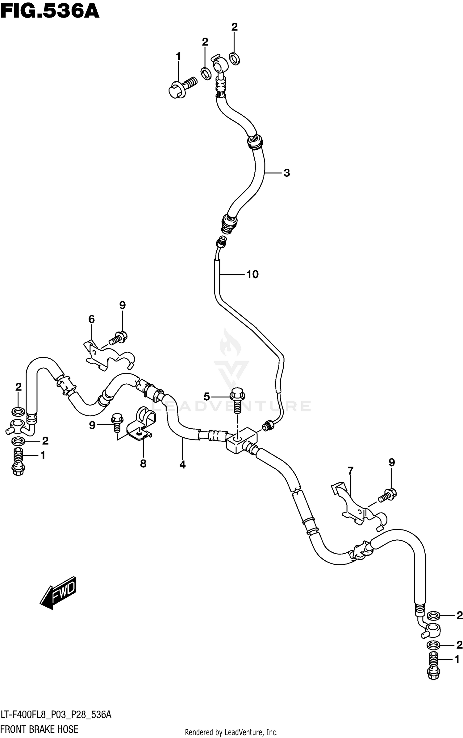 FRONT BRAKE HOSE