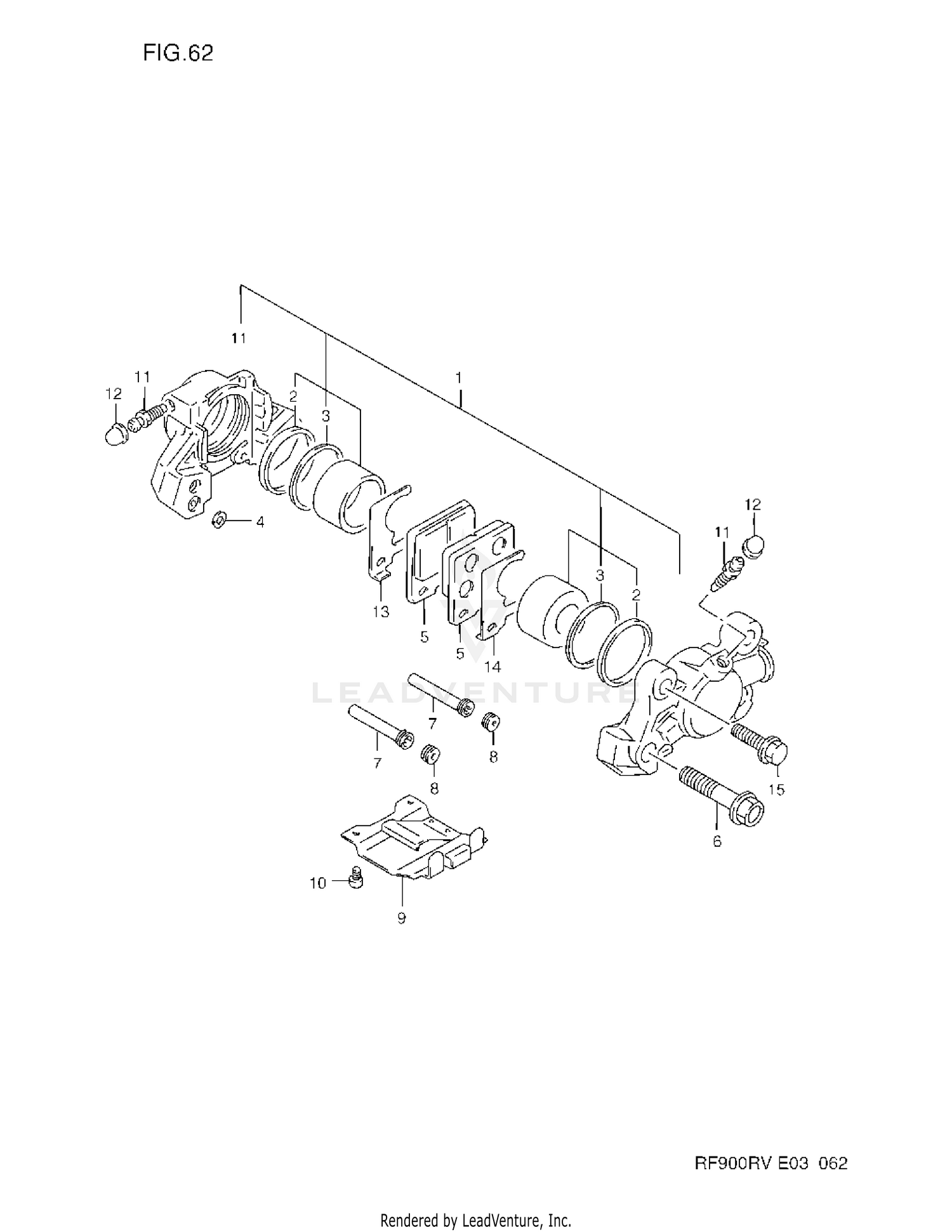 REAR CALIPER (MODEL R/S)
