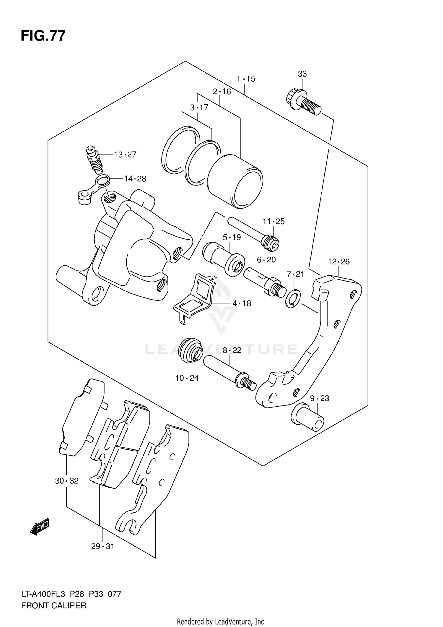 FRONT CALIPER