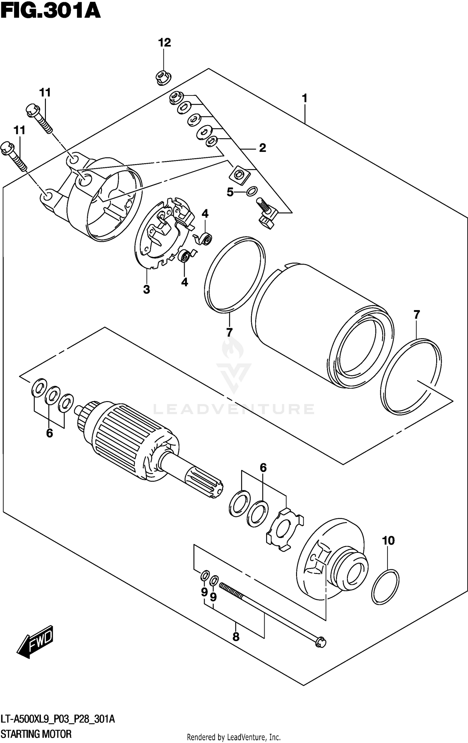 STARTING MOTOR