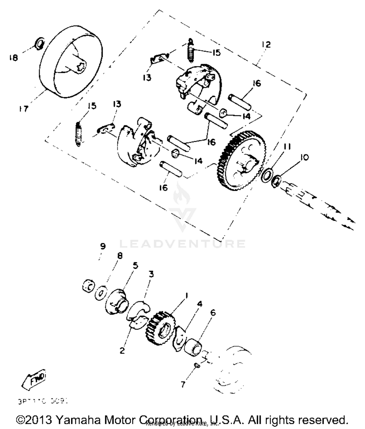 HANDLEBAR (VL800L5 E03)