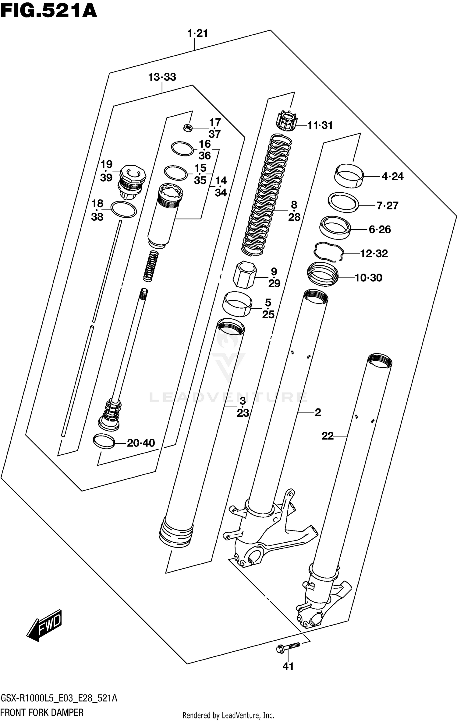 FRONT CALIPER (MODEL K5/K6)
