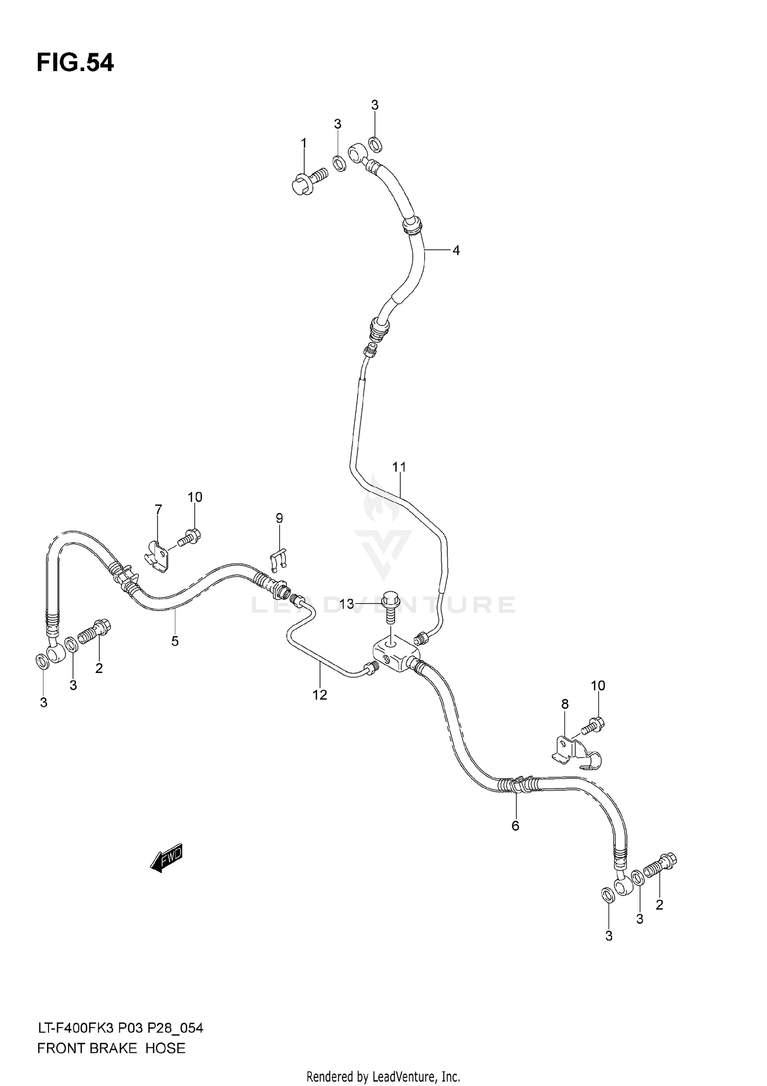 FRONT BRAKE HOSE