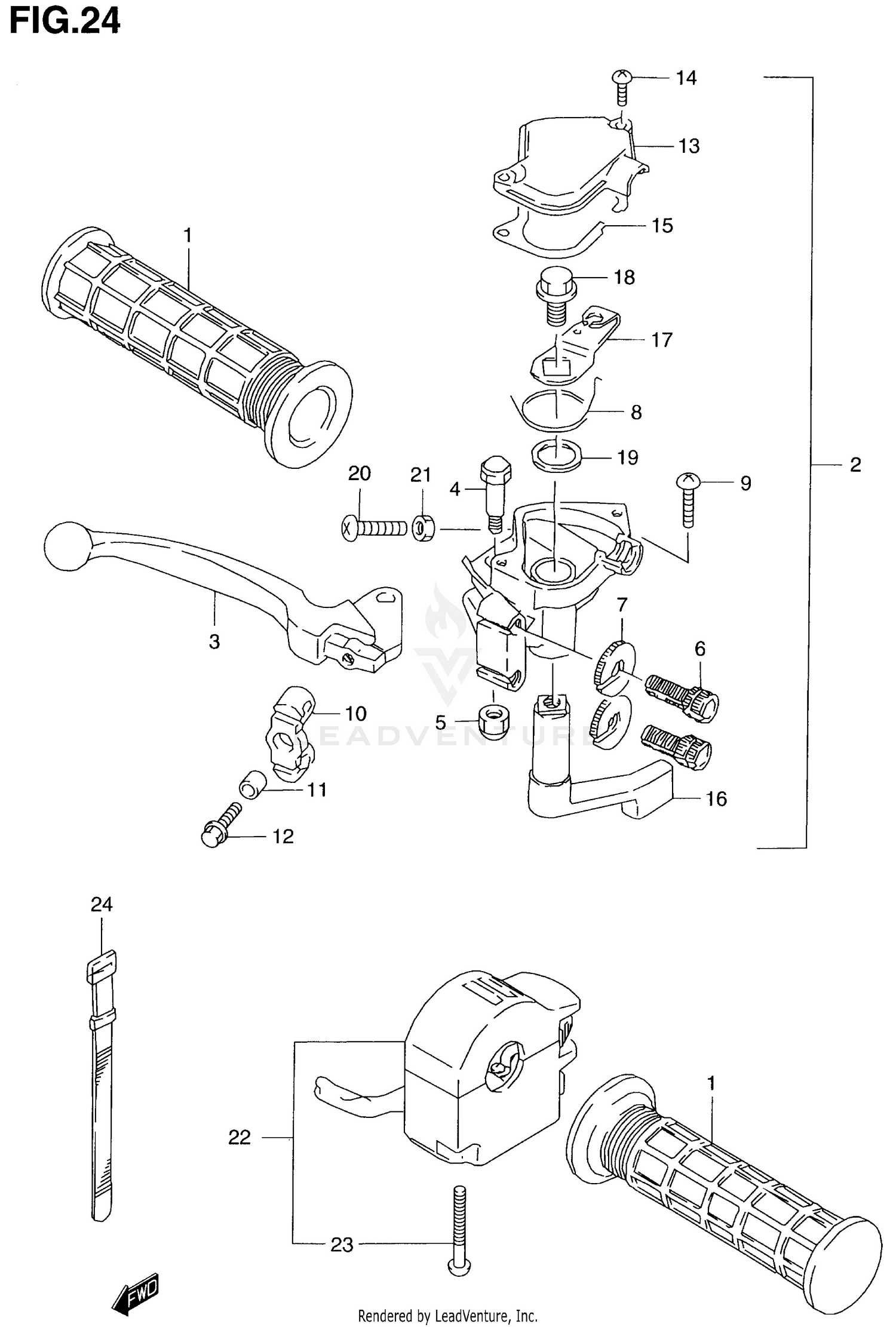 FRONT BRAKE LEVER