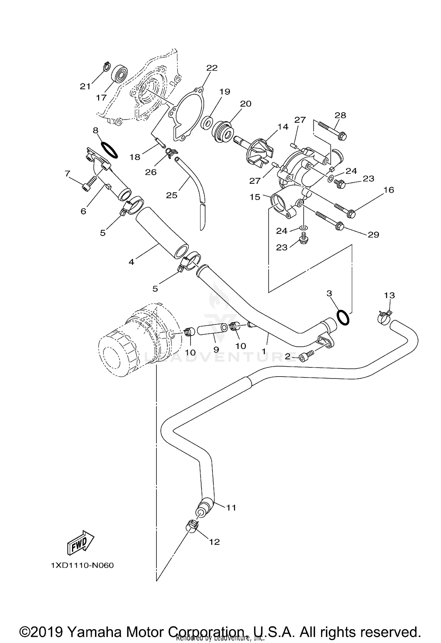 FRONT WHEEL (VL1500BTL8 E28)