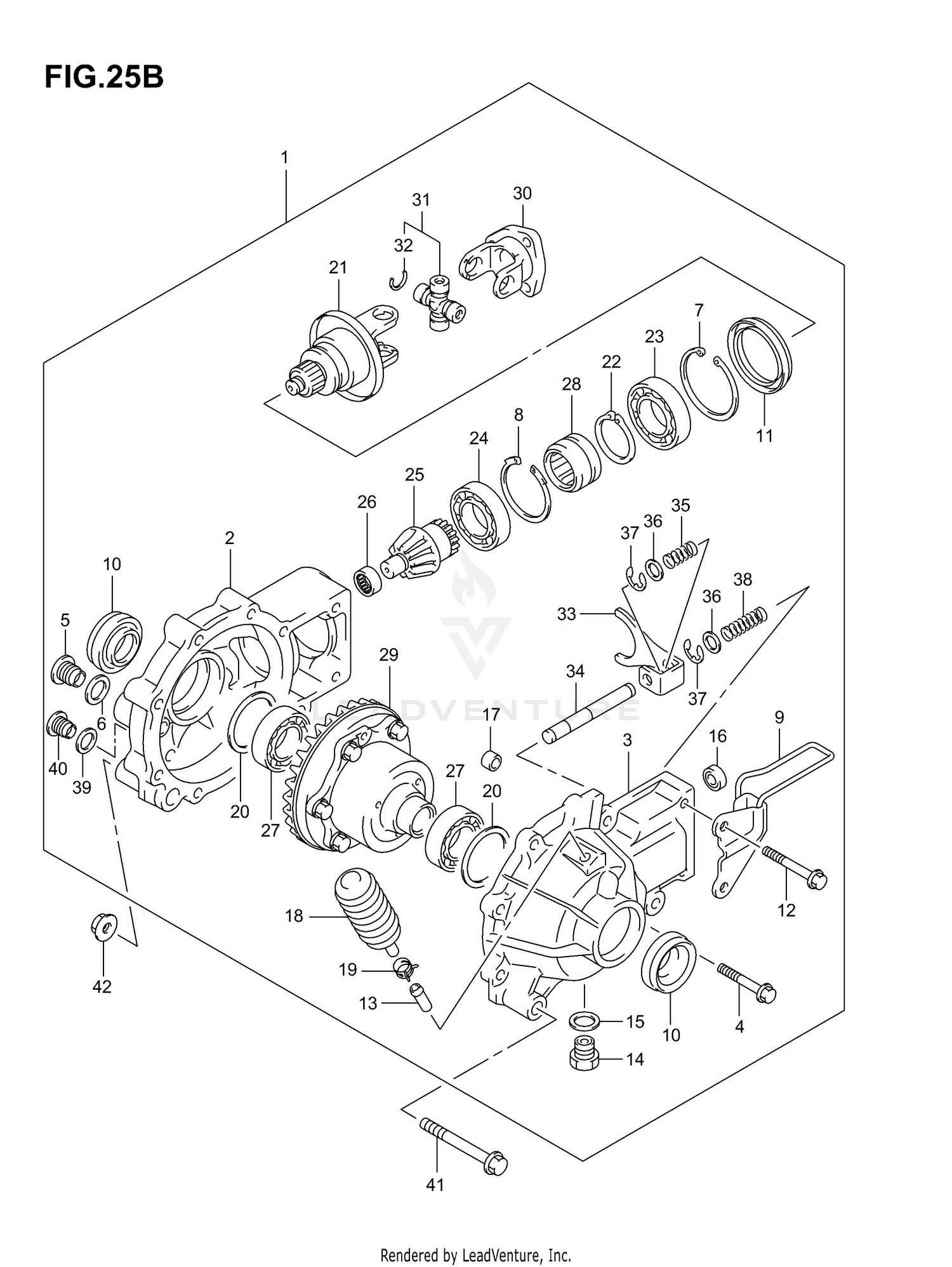 FINAL BEVEL GEAR (FRONT)(MODEL K7)