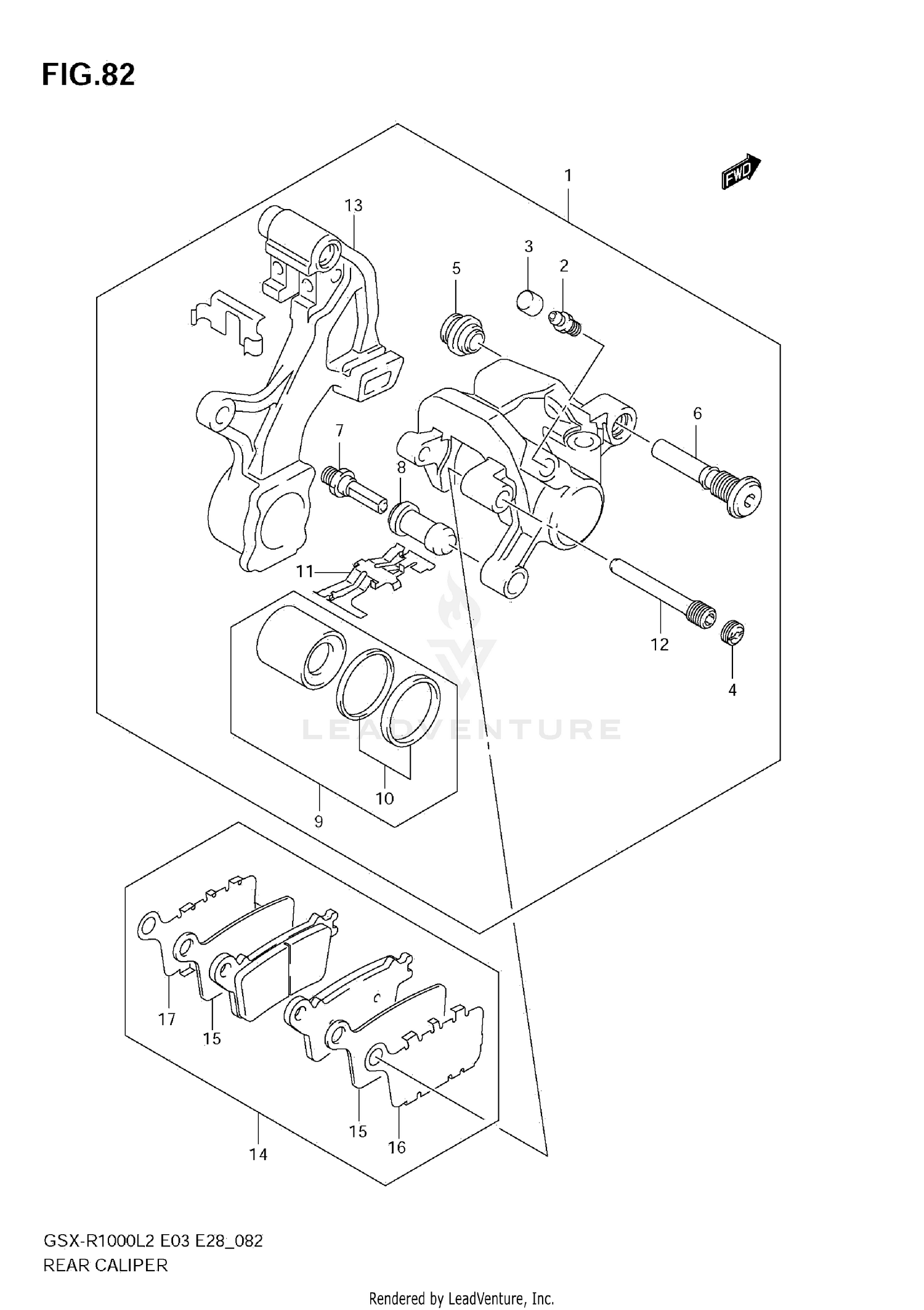 REAR CALIPER