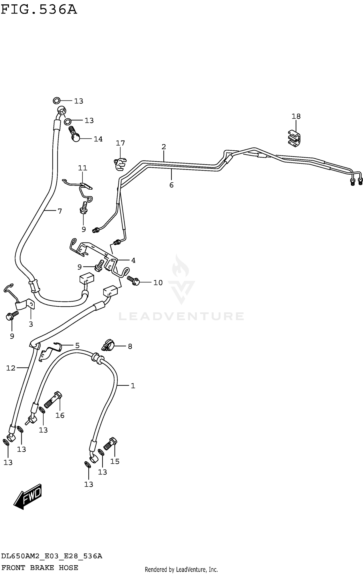 FRONT BRAKE HOSE