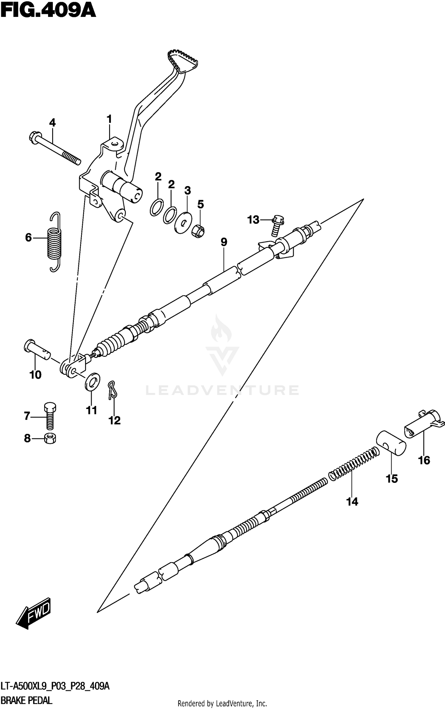 BRAKE PEDAL