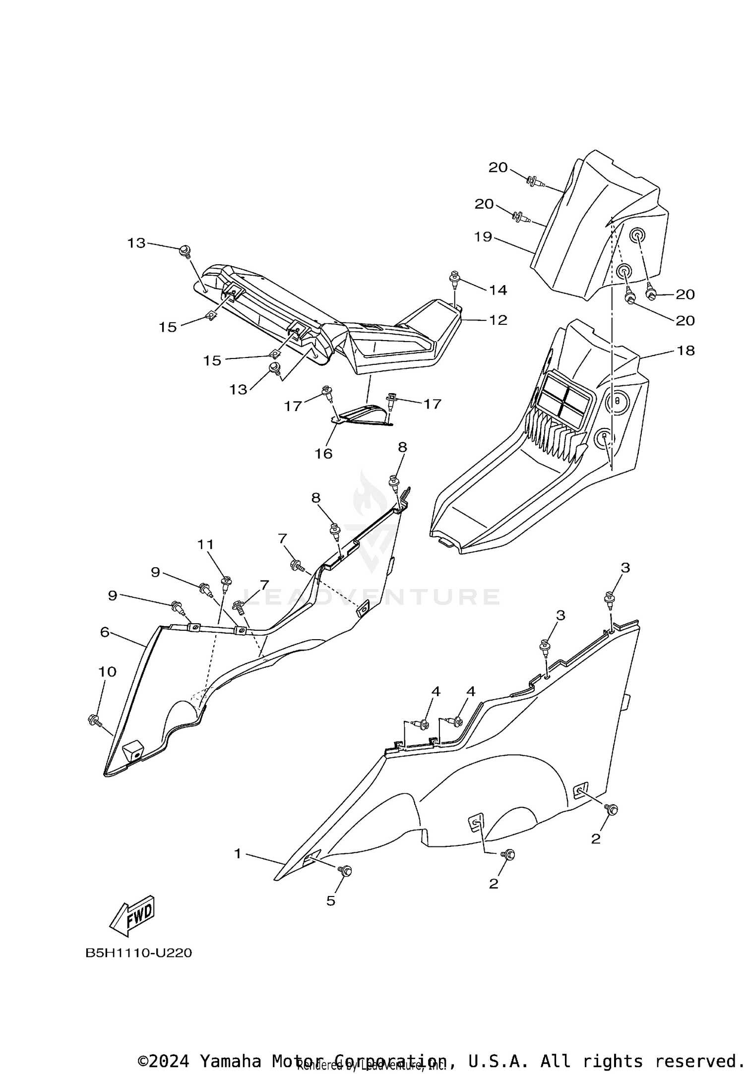 LEFT HANDLE GRIP (MODEL G/H/J)