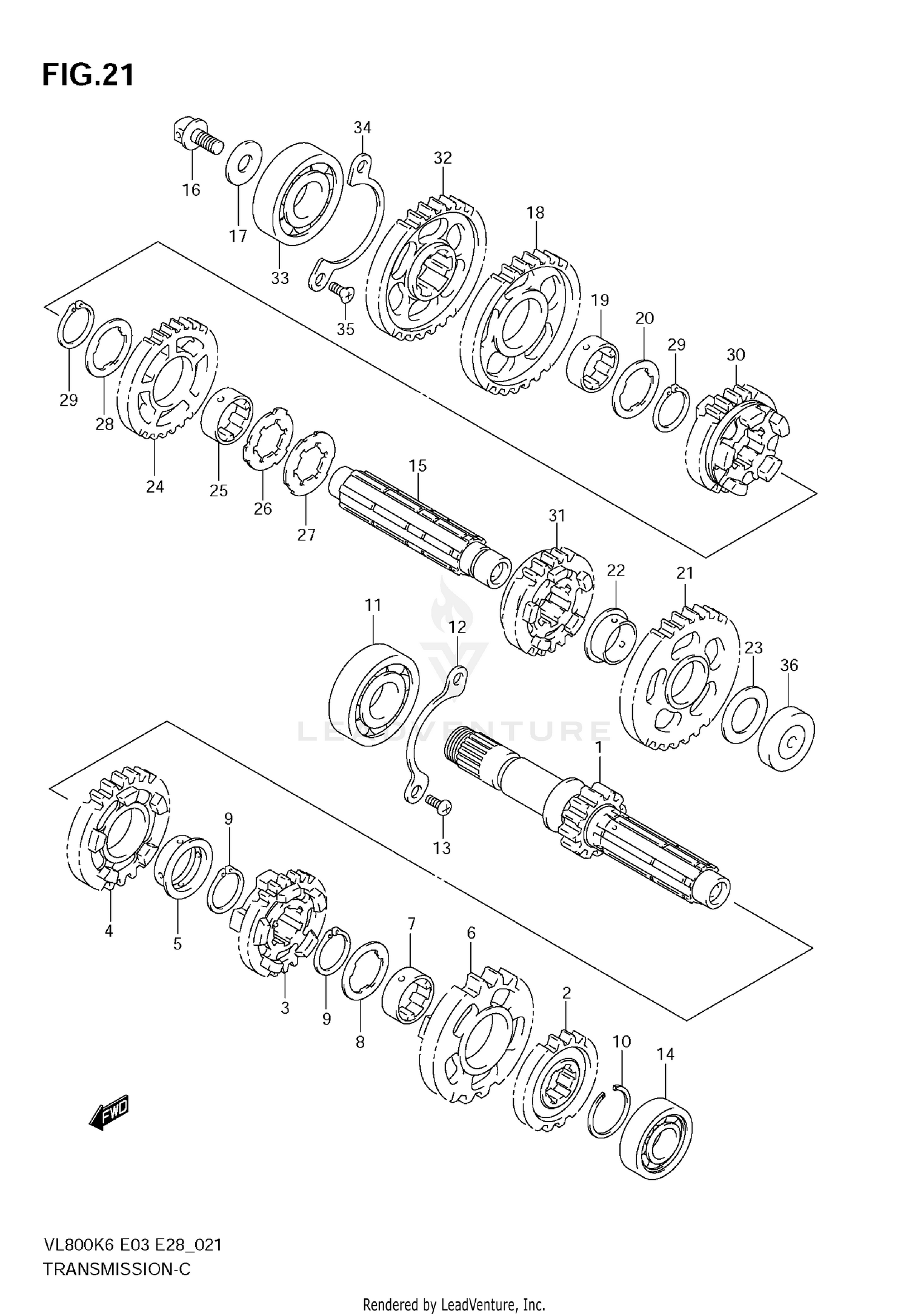 REAR CUSHION LEVER