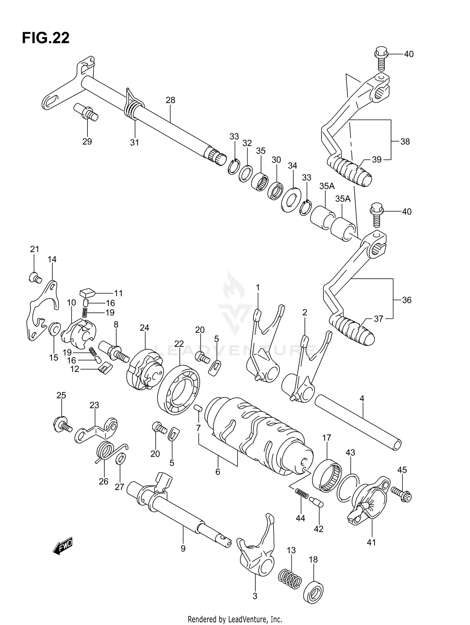 FRONT FORK (MODEL R/S)