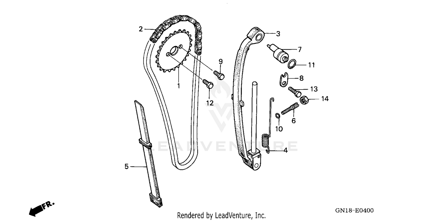 FRONT CALIPER (VL1500L4 E28)